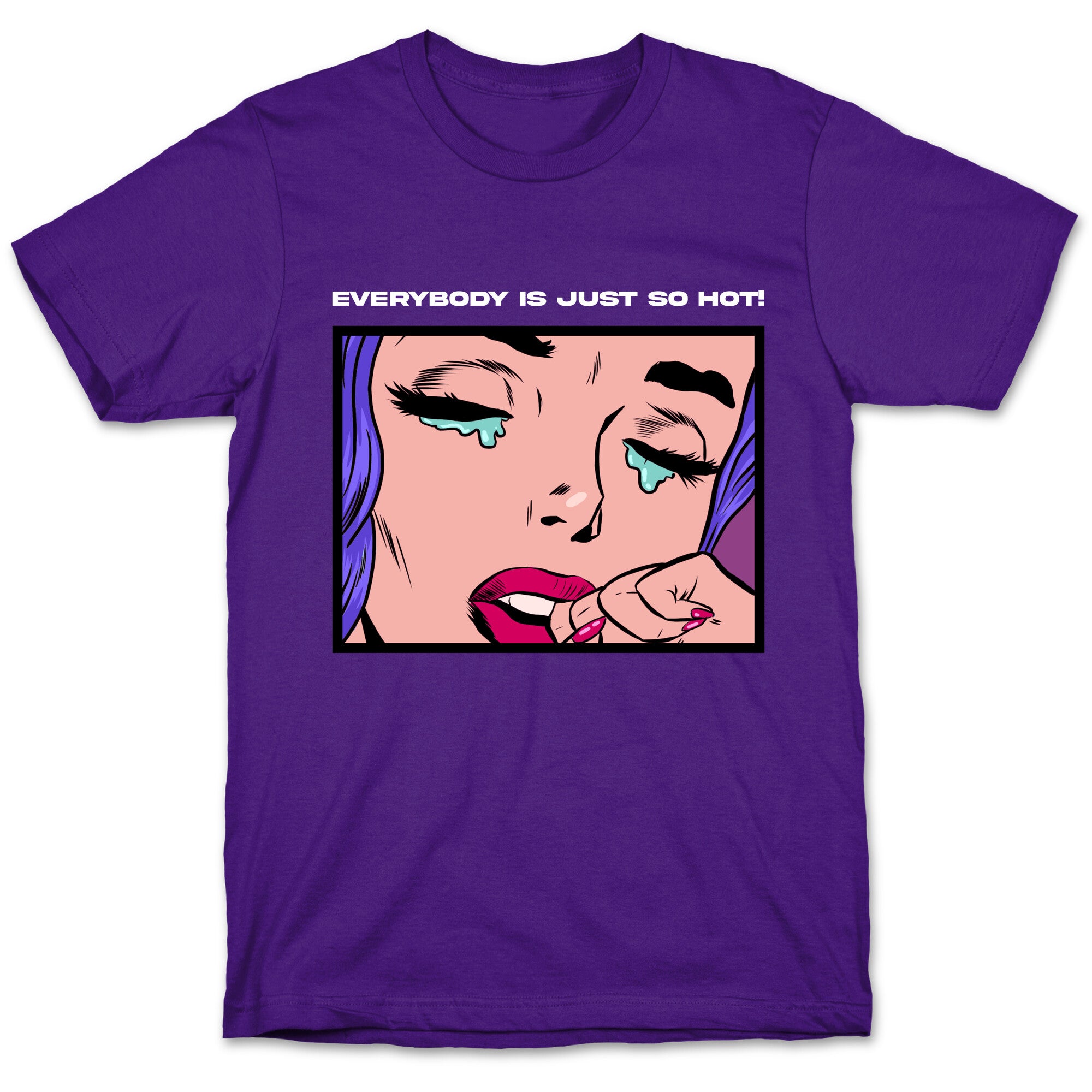 Everybody Is Just So Hot! (A Bisexual Comic) T-Shirt