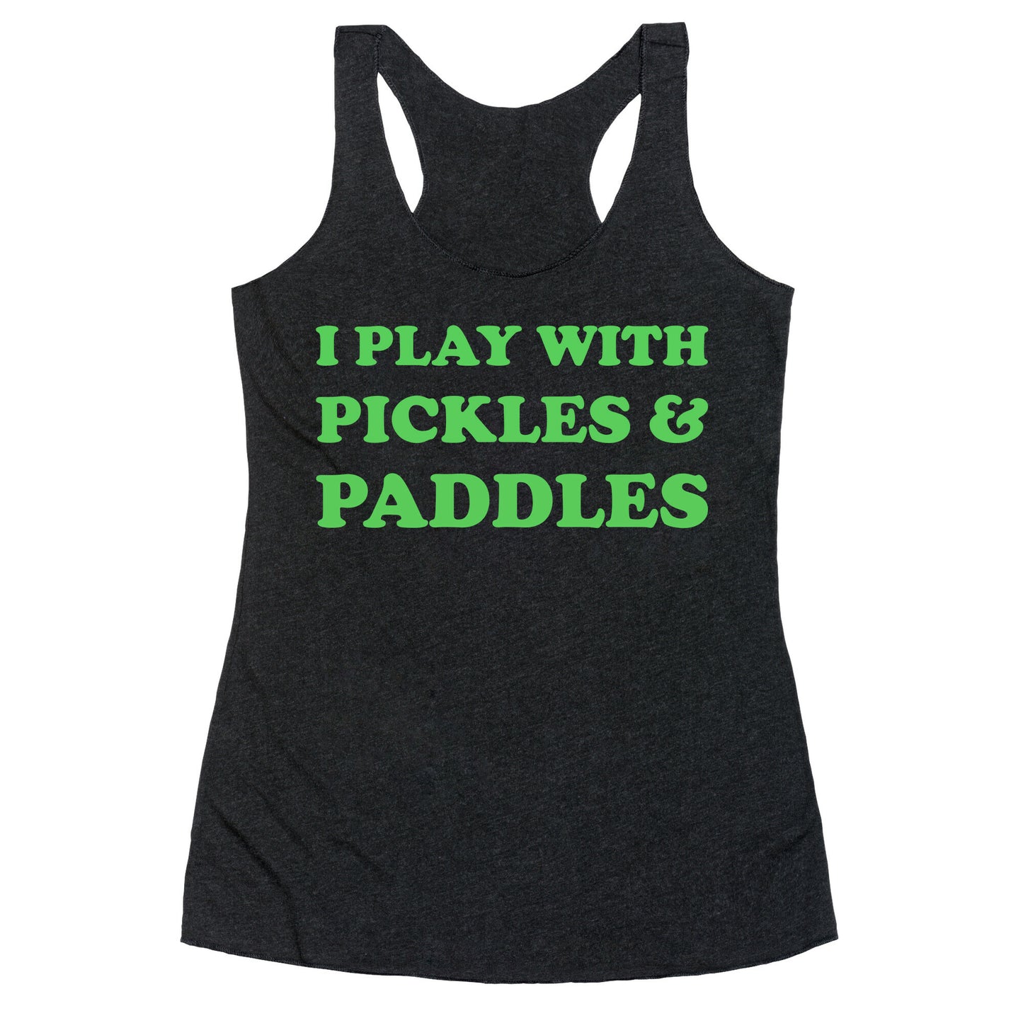 Pickles And Paddles. Racerback Tank