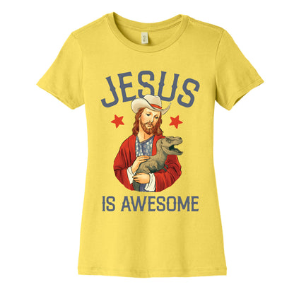 Jesus Is Awesome Women's Cotton Tee