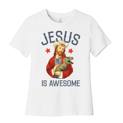 Jesus Is Awesome Women's Cotton Tee