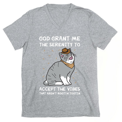 God Grant Me The Serenity To Accept The Vibes That Aren't Rootin Tootin V-Neck