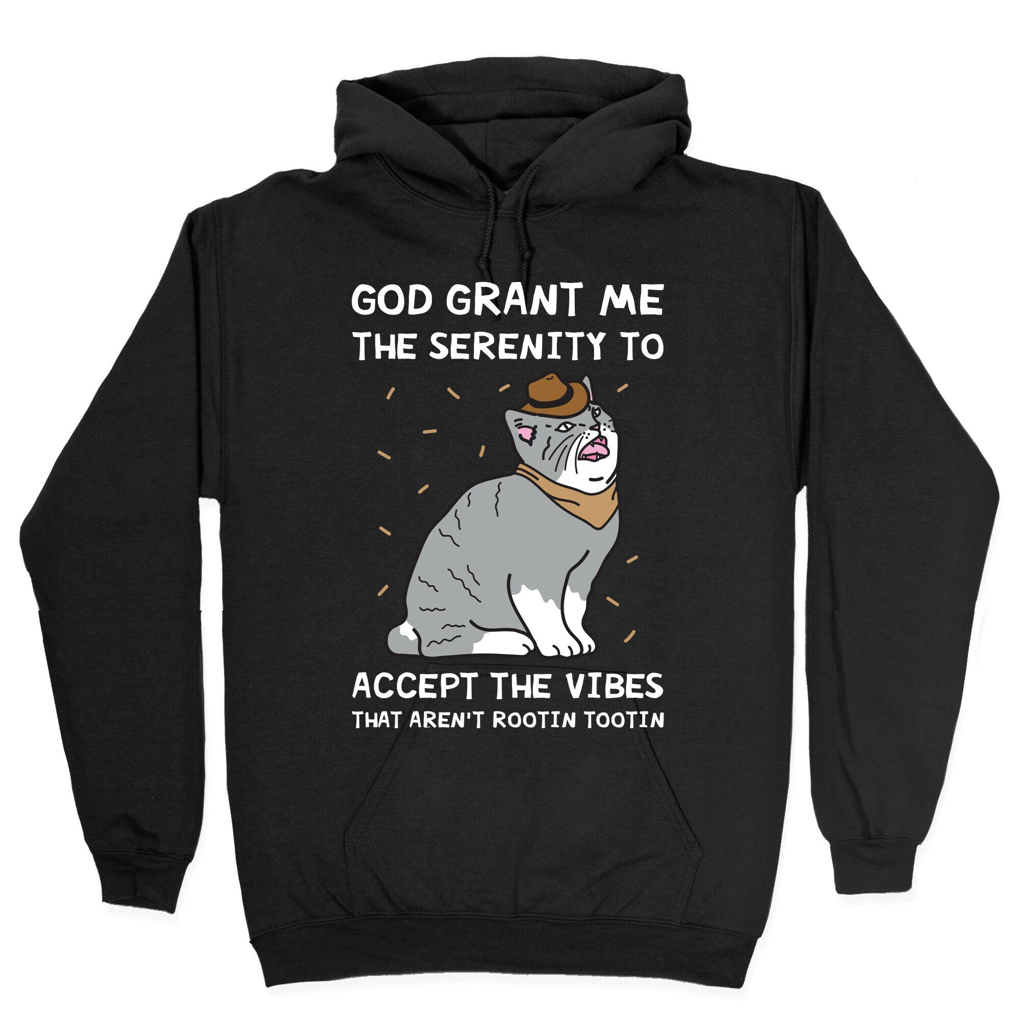God Grant Me The Serenity To Accept The Vibes That Aren't Rootin Tootin Hoodie