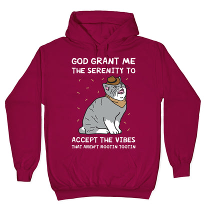 God Grant Me The Serenity To Accept The Vibes That Aren't Rootin Tootin Hoodie