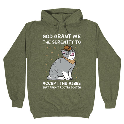 God Grant Me The Serenity To Accept The Vibes That Aren't Rootin Tootin Hoodie