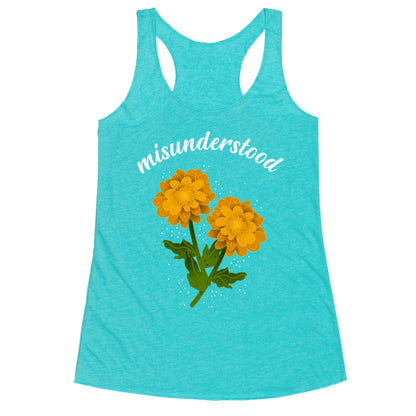 Misunderstood (dandelions) Racerback Tank
