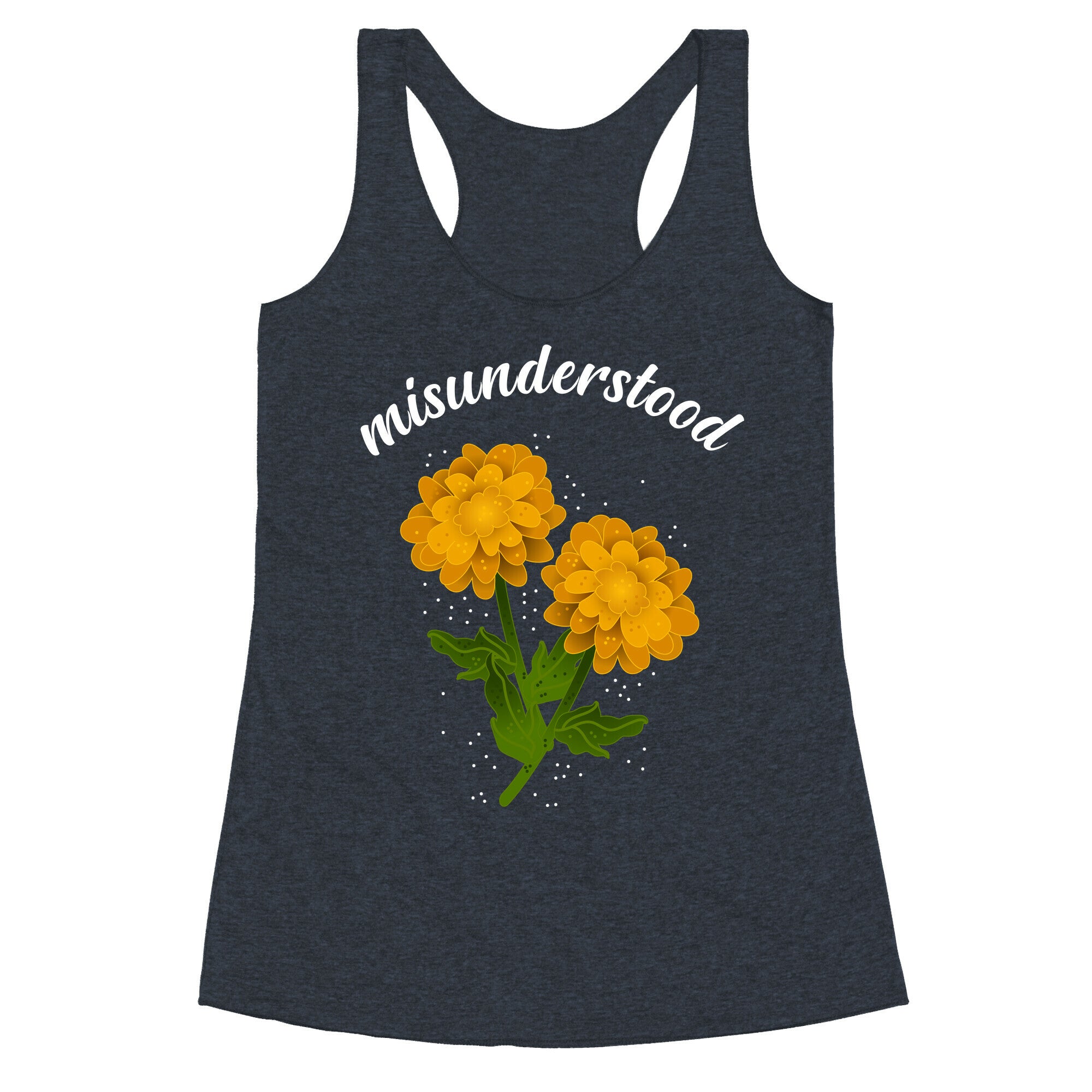 Misunderstood (dandelions) Racerback Tank