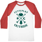 Let's Play Outside Baseball Tee