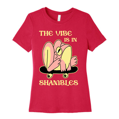 The Vibe Is In Shambles Women's Cotton Tee