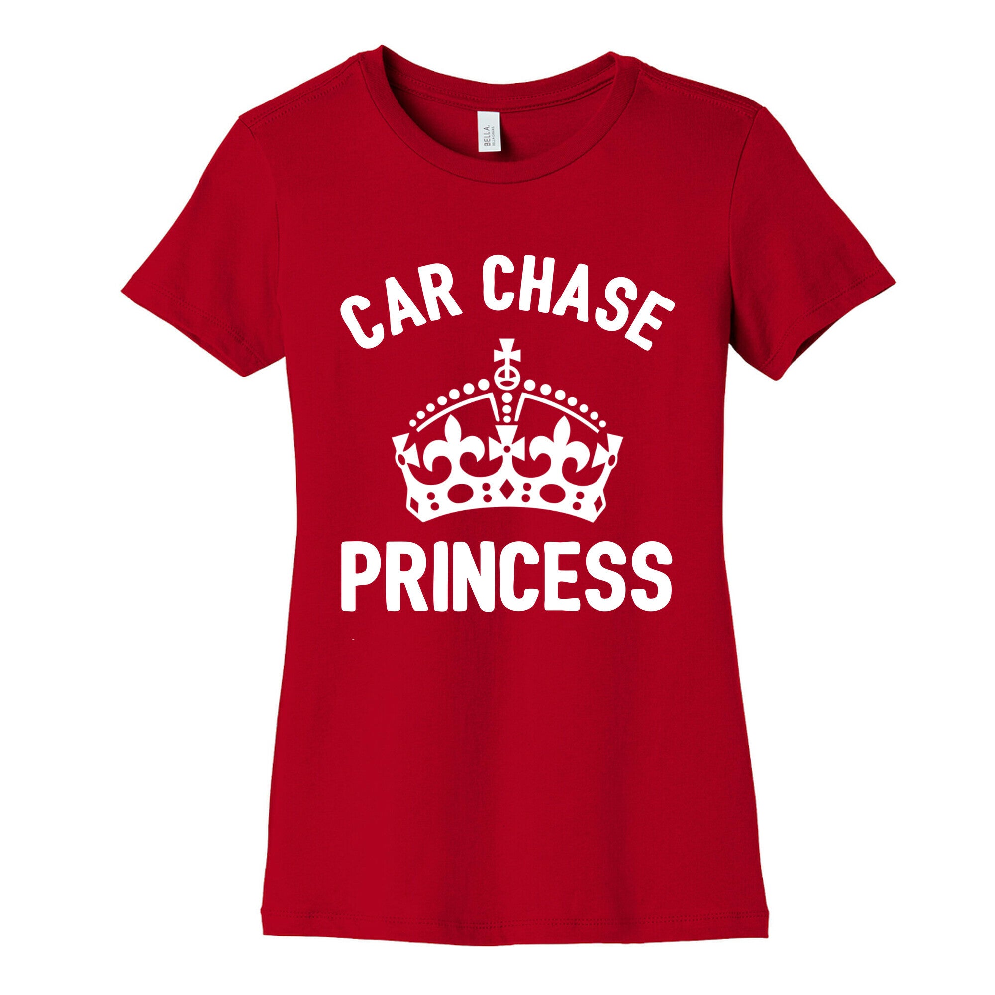 Car Chase Princess Women's Cotton Tee