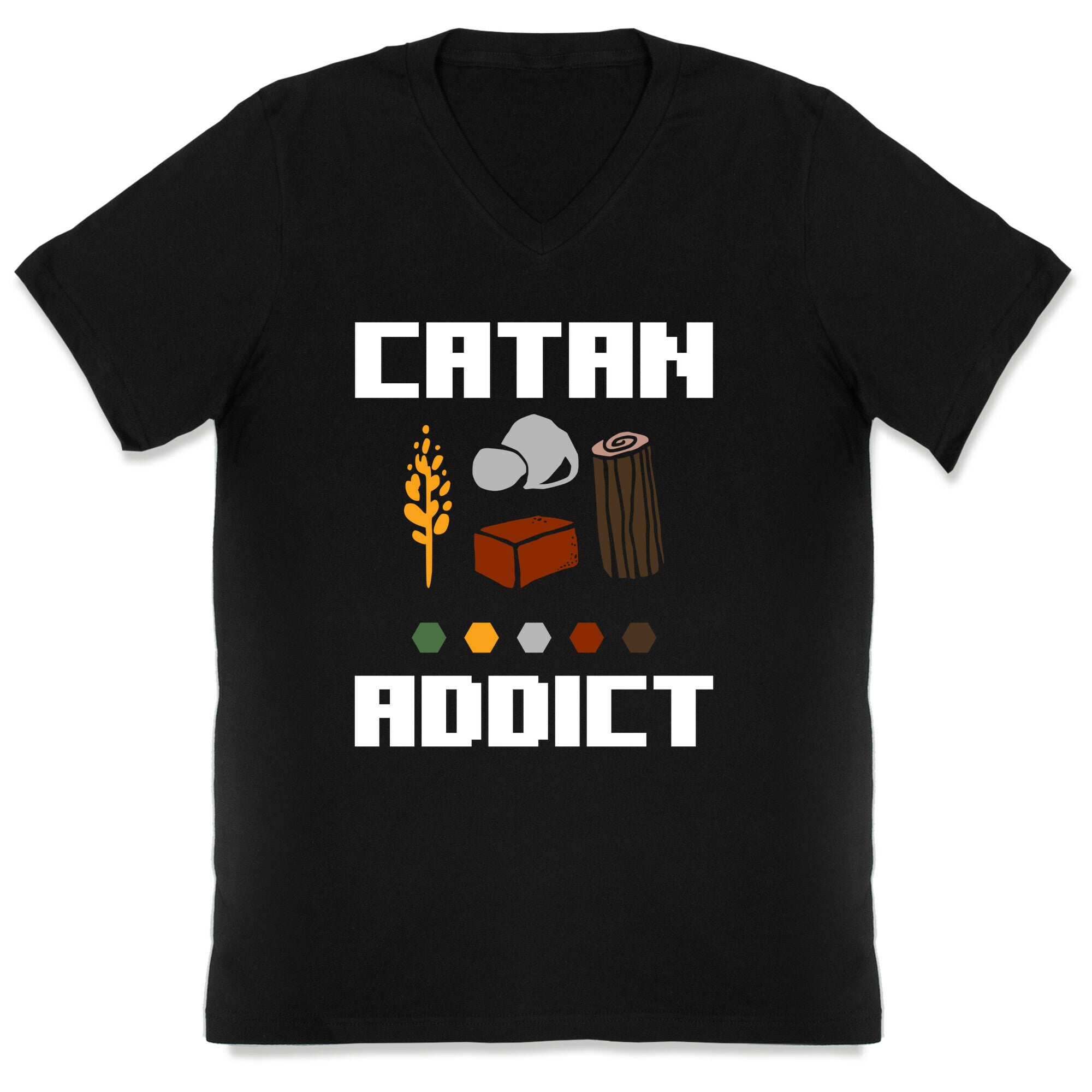 Catan Addict V-Neck