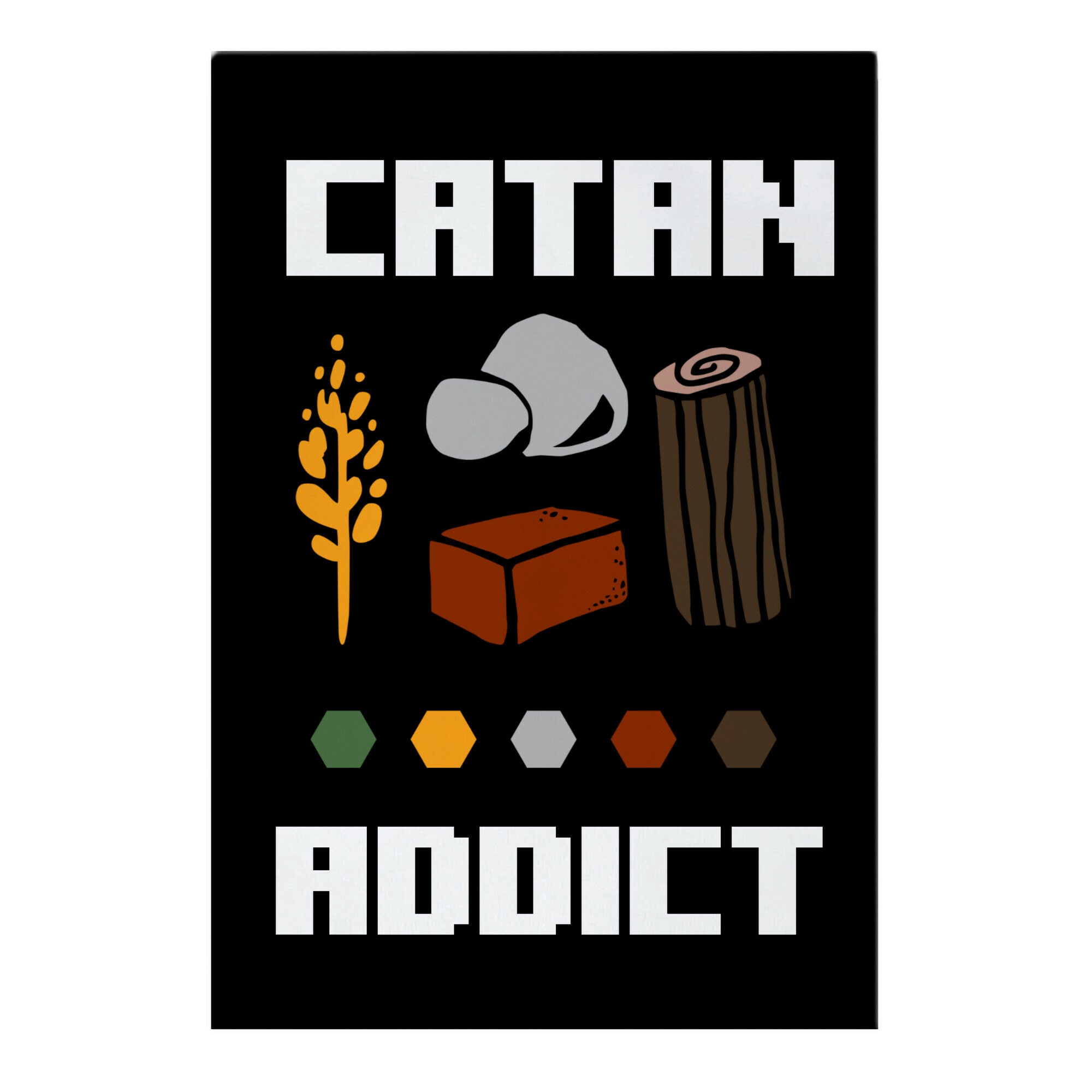 Catan Addict Garden Flag