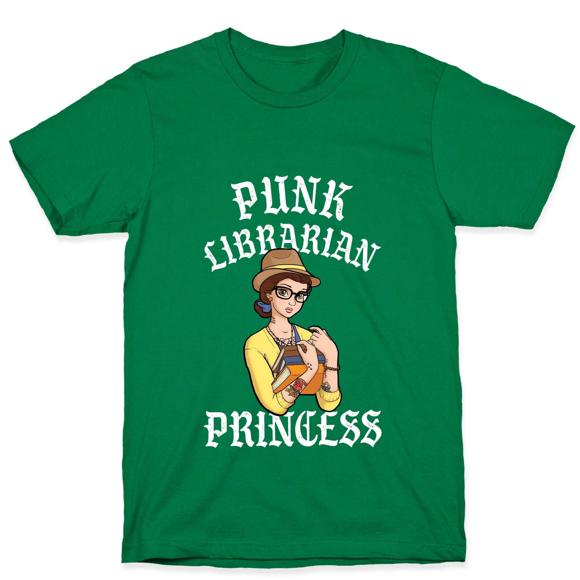 Punk Librarian Princess T-Shirt