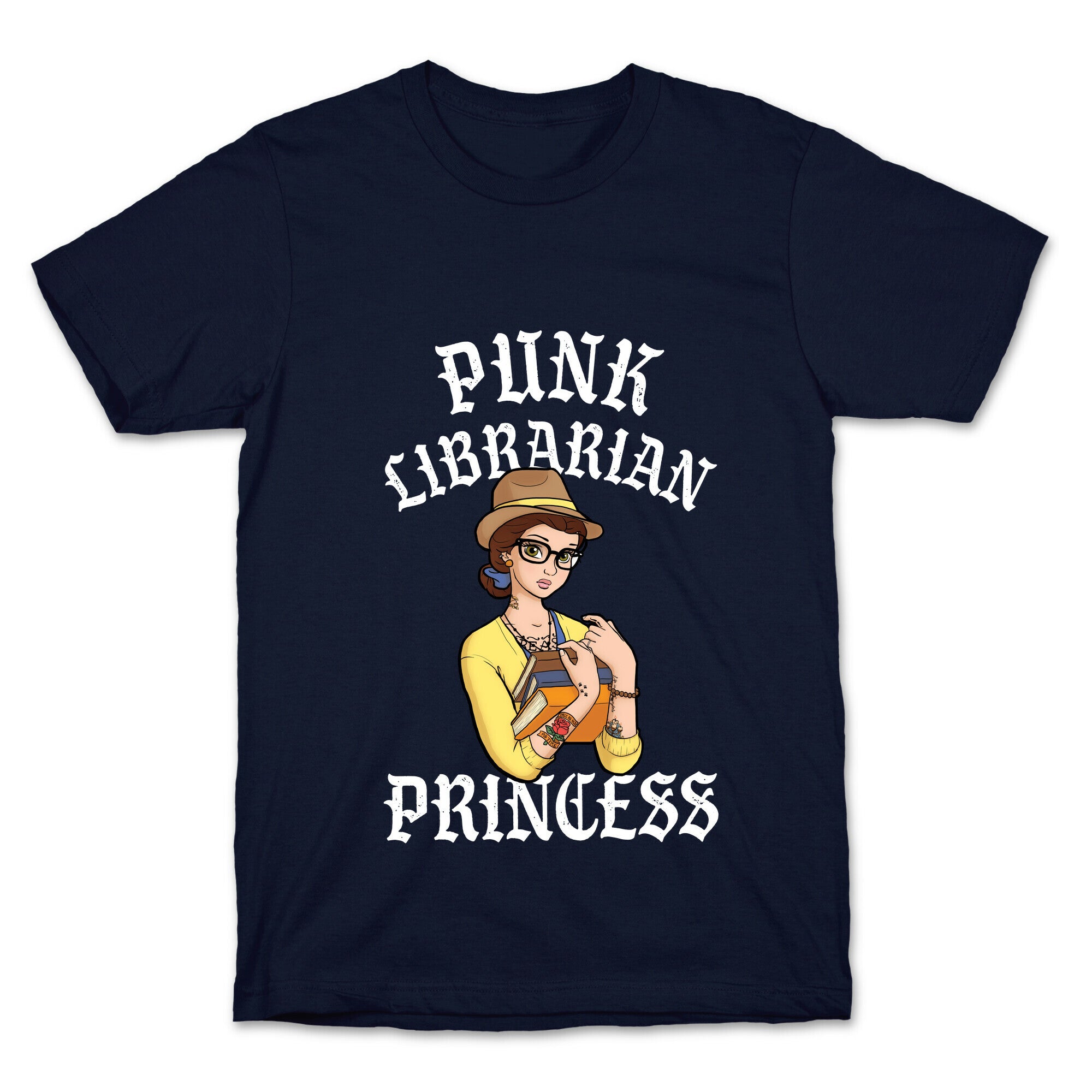Punk Librarian Princess T-Shirt