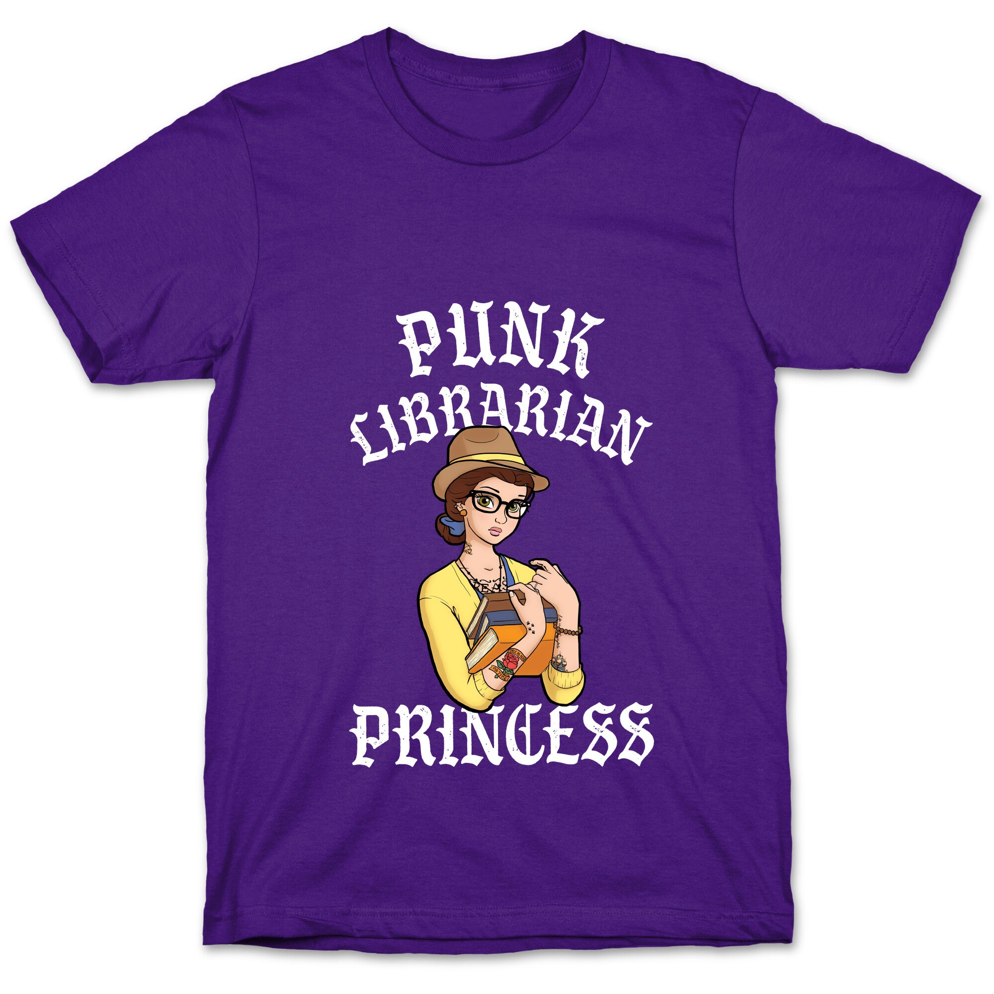 Punk Librarian Princess T-Shirt