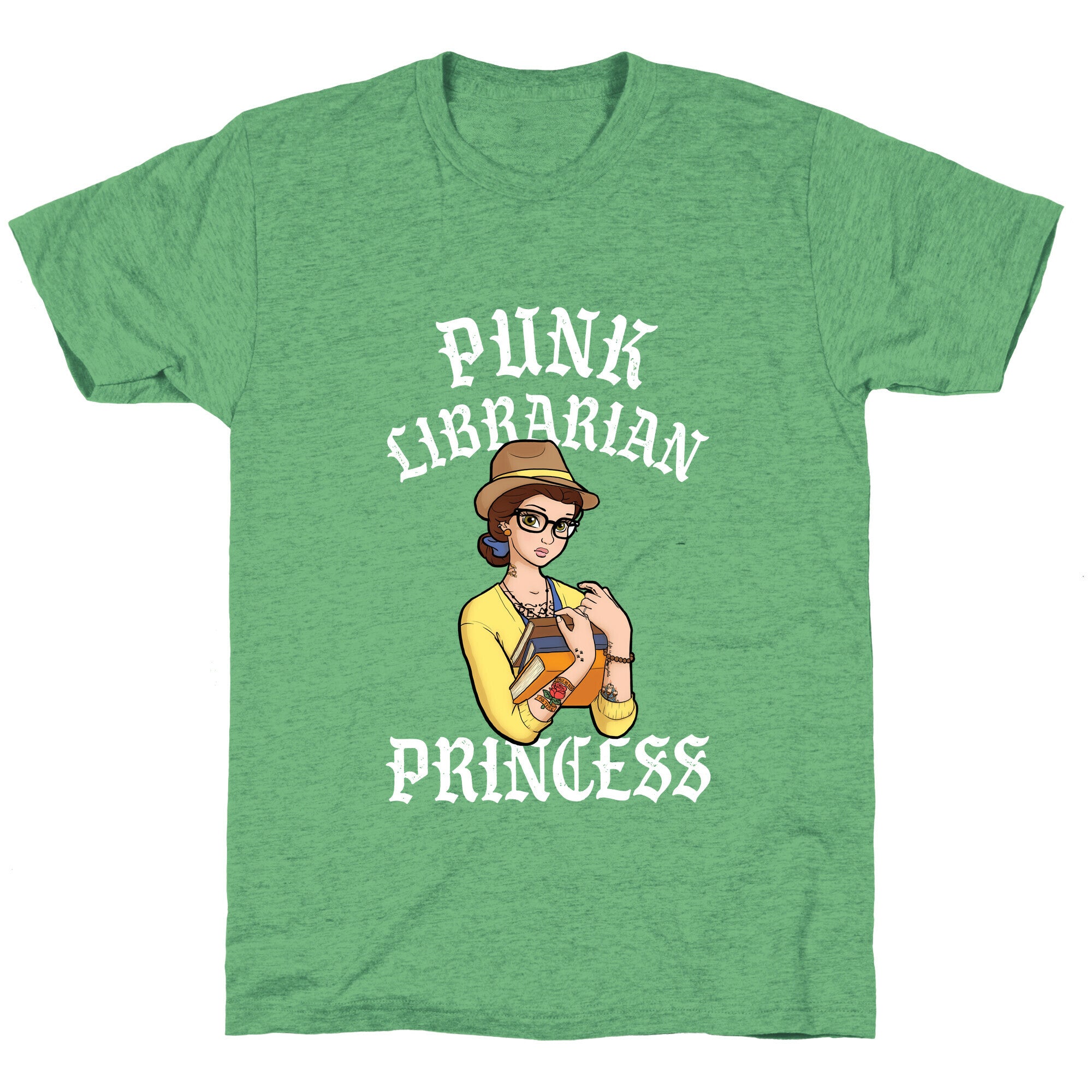 Punk Librarian Princess Unisex Triblend Tee