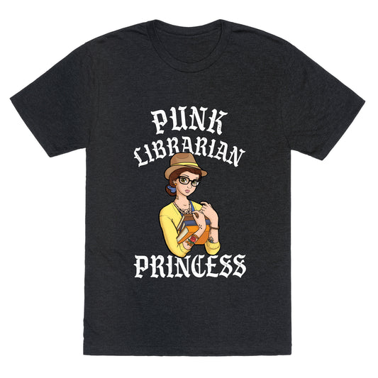 Punk Librarian Princess Unisex Triblend Tee
