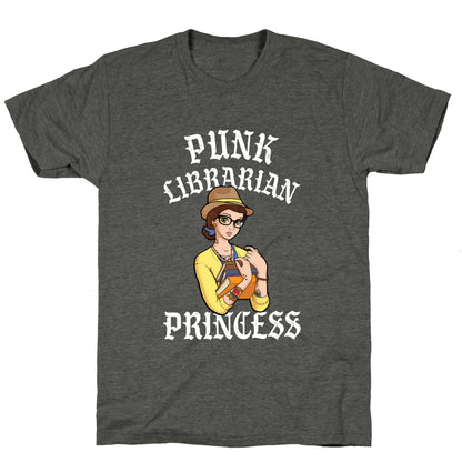 Punk Librarian Princess Unisex Triblend Tee