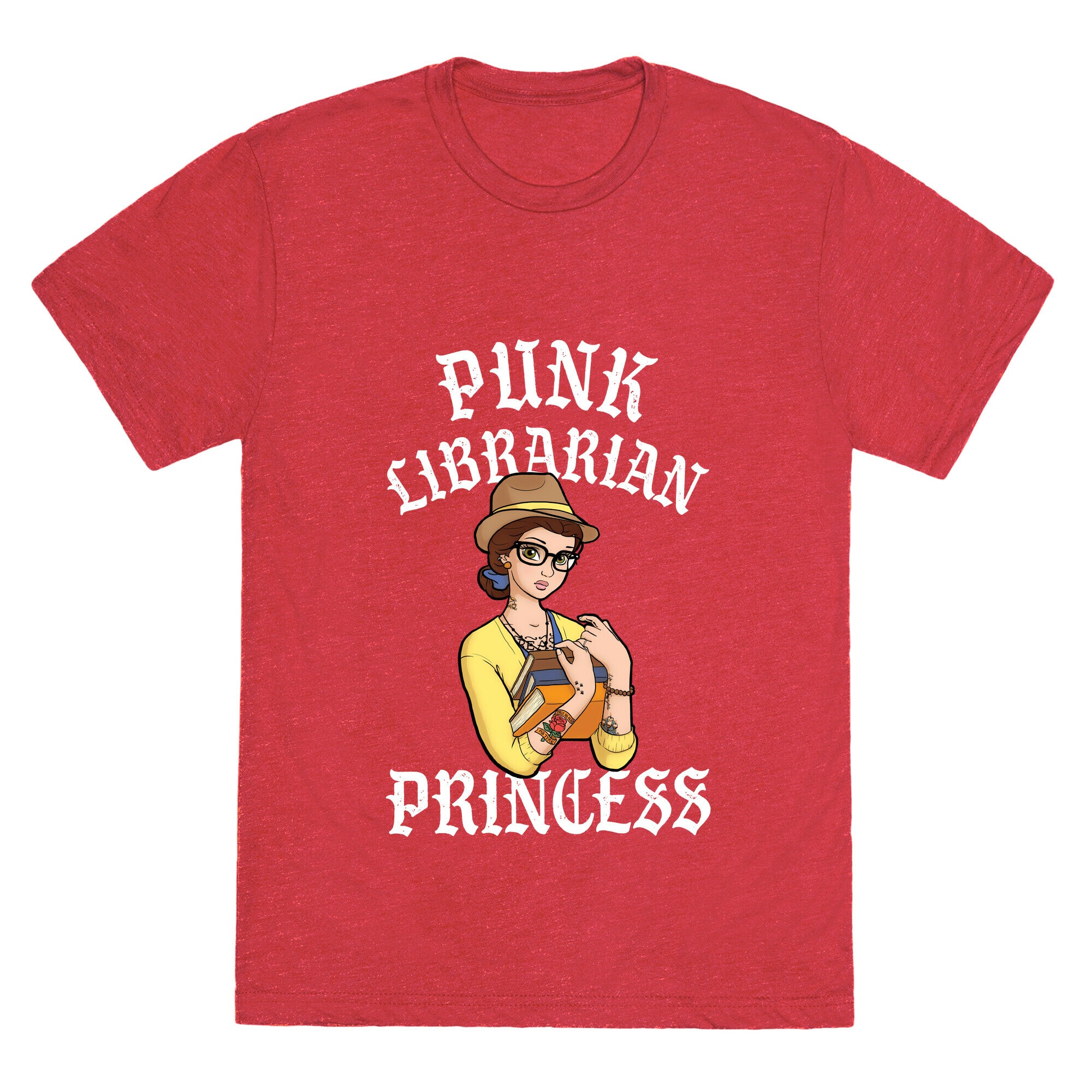 Punk Librarian Princess Unisex Triblend Tee