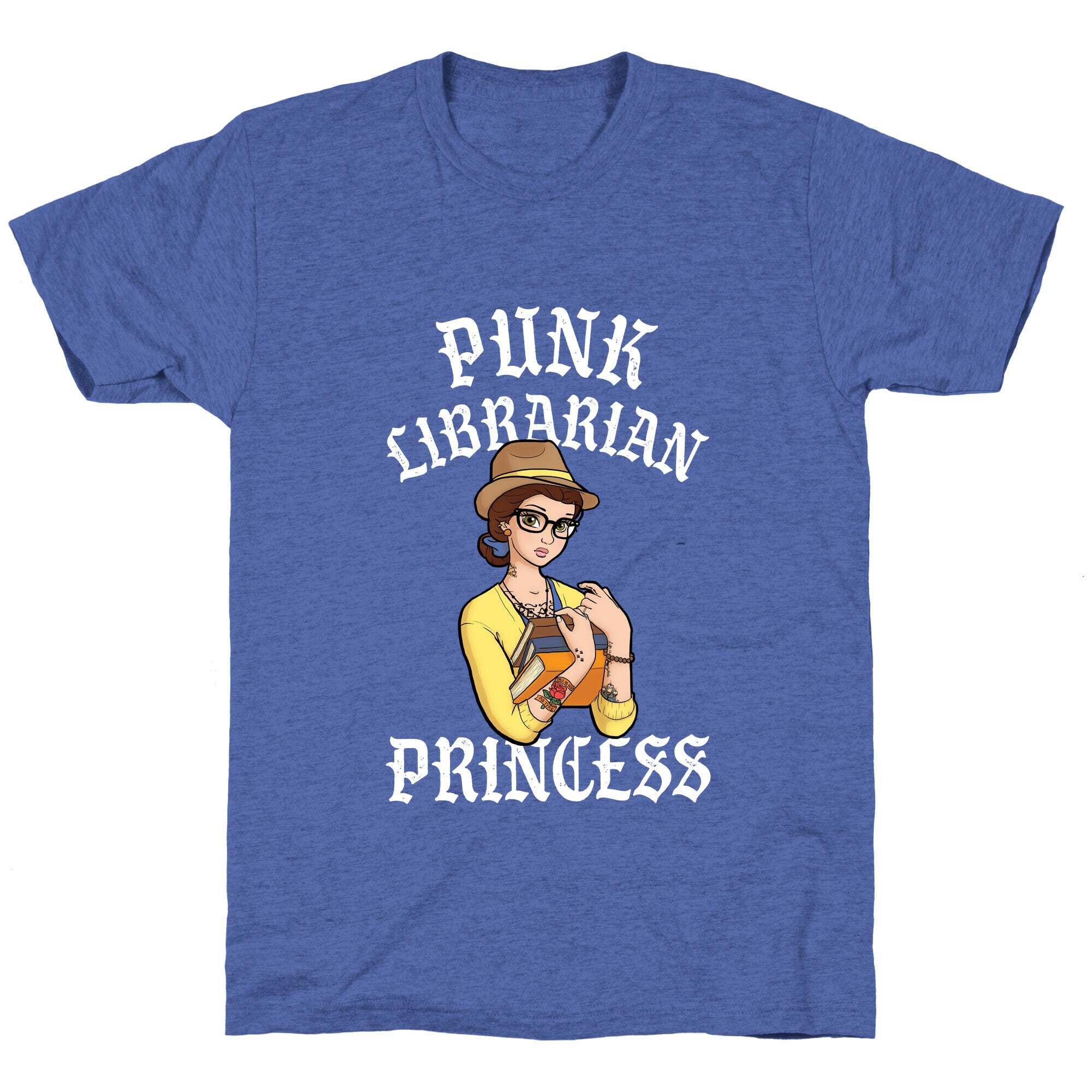 Punk Librarian Princess Unisex Triblend Tee