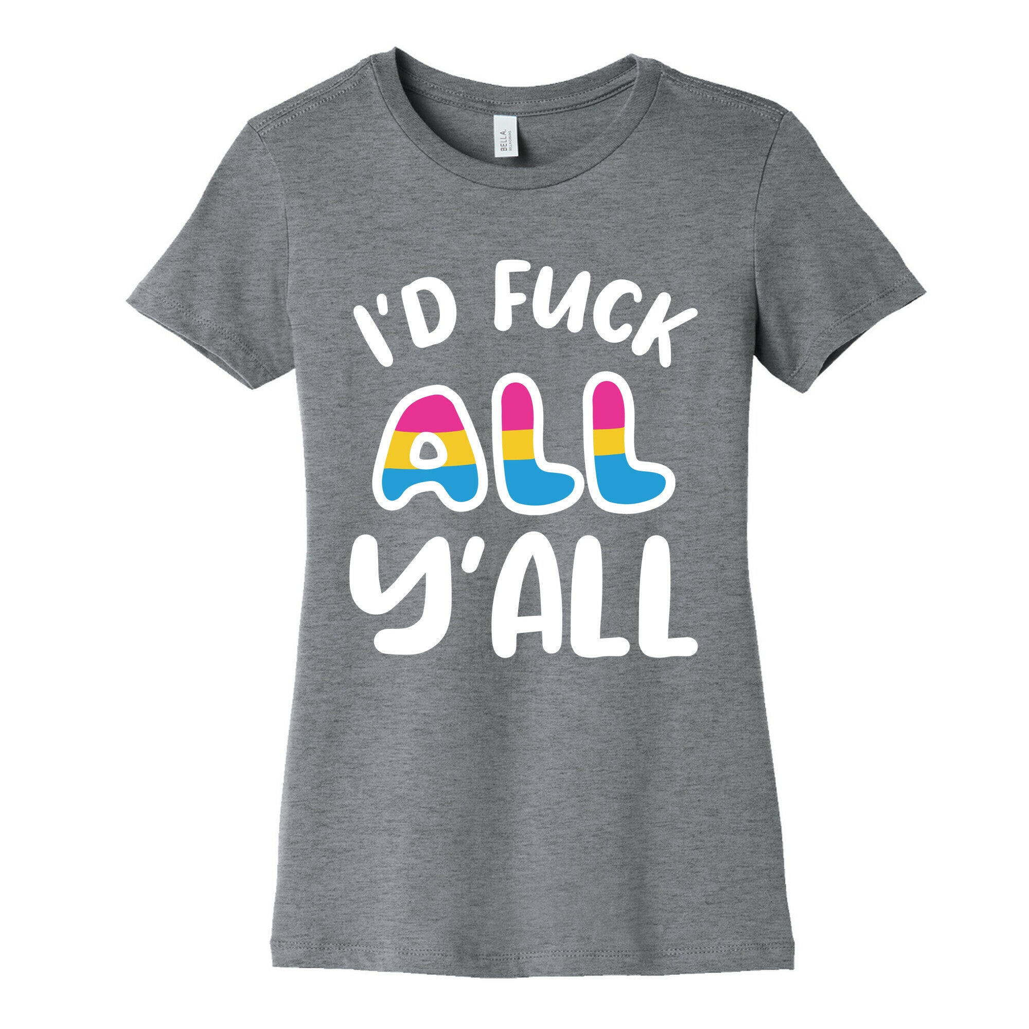 I Want To Touch All The Butts (Pansexual) Women's Cotton Tee