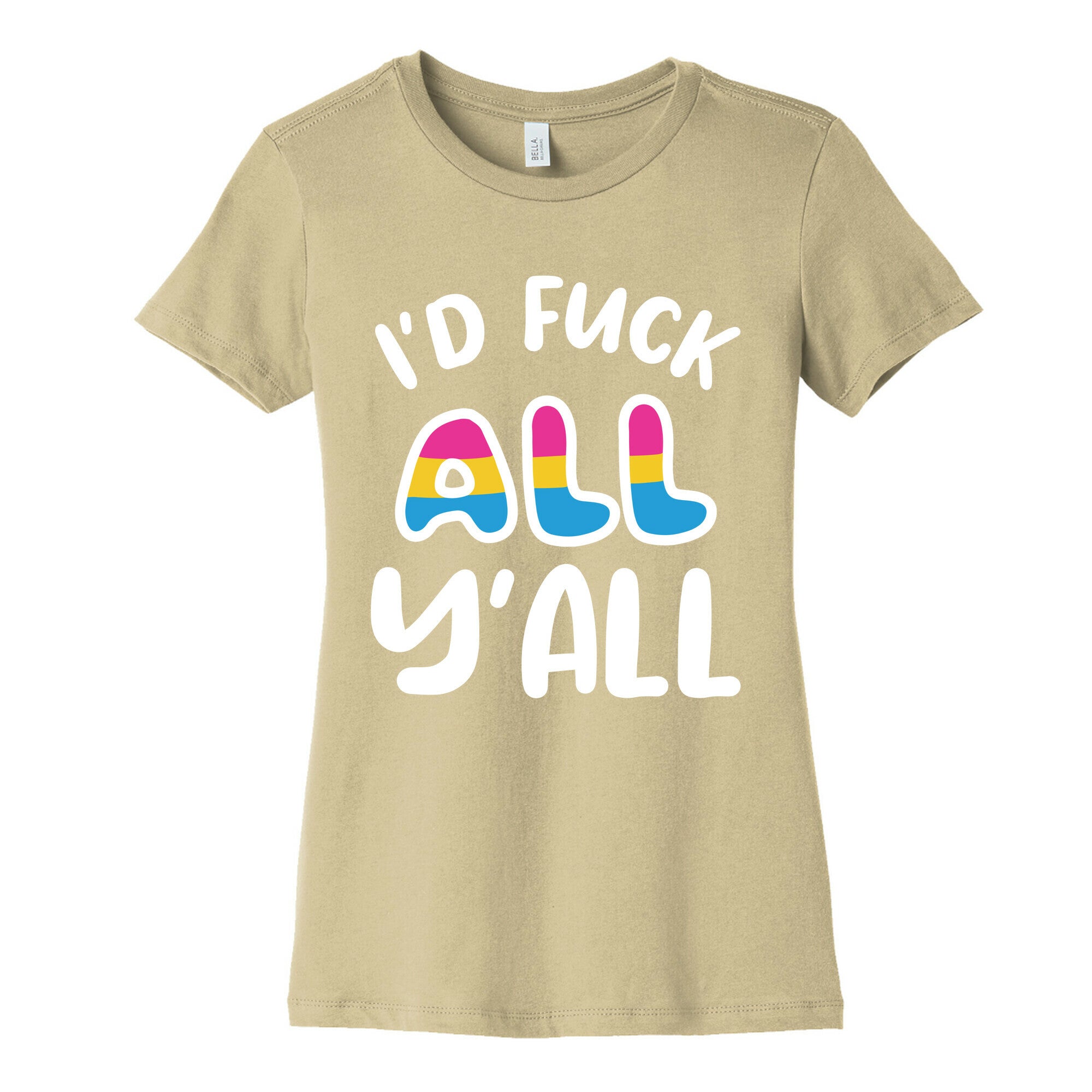I Want To Touch All The Butts (Pansexual) Women's Cotton Tee