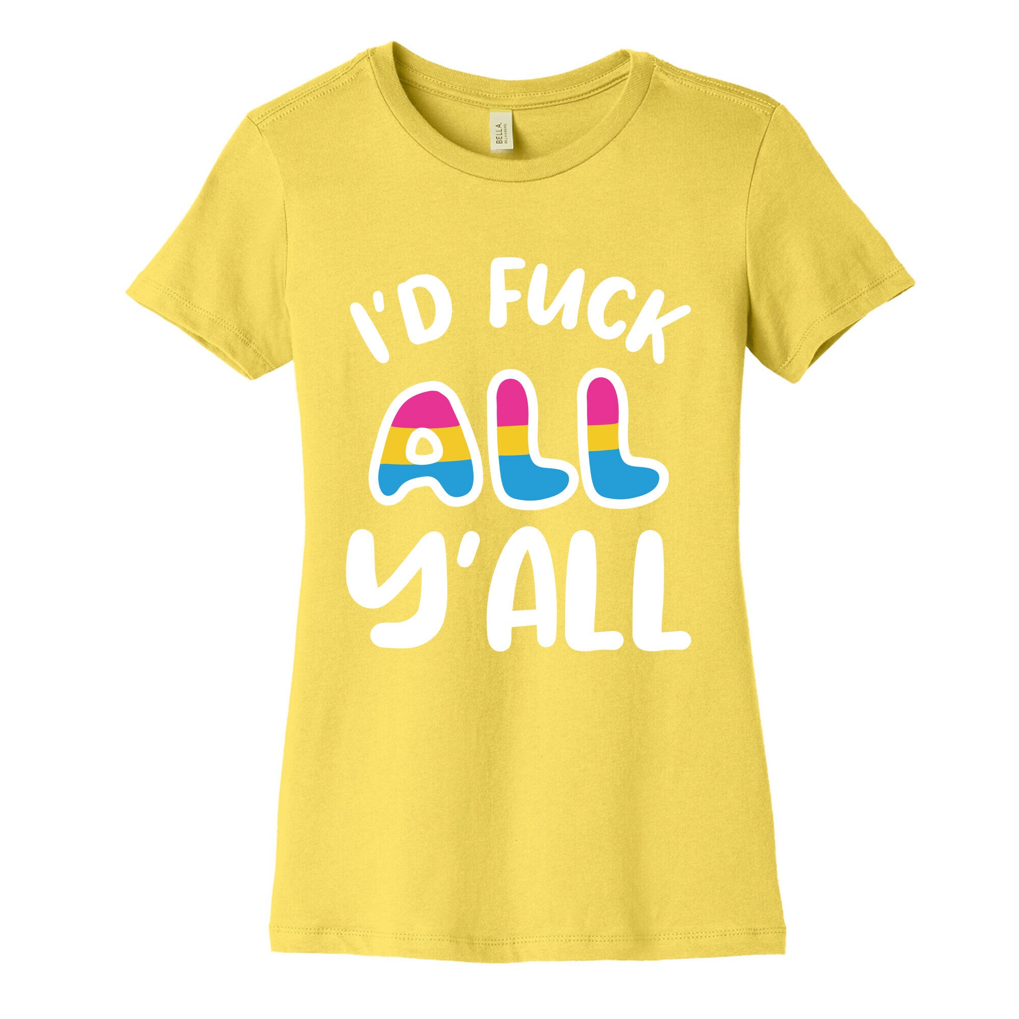 I Want To Touch All The Butts (Pansexual) Women's Cotton Tee