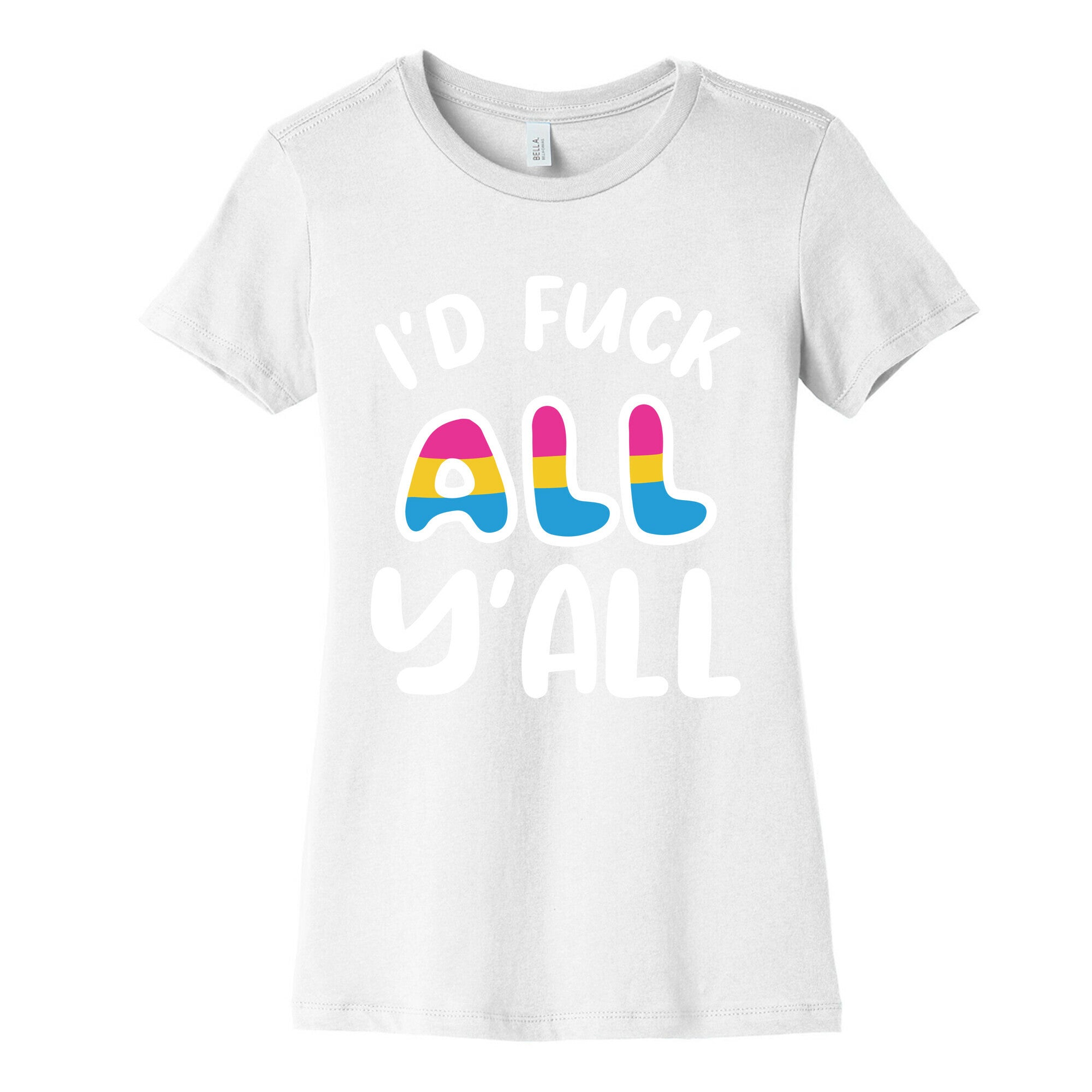 I Want To Touch All The Butts (Pansexual) Women's Cotton Tee
