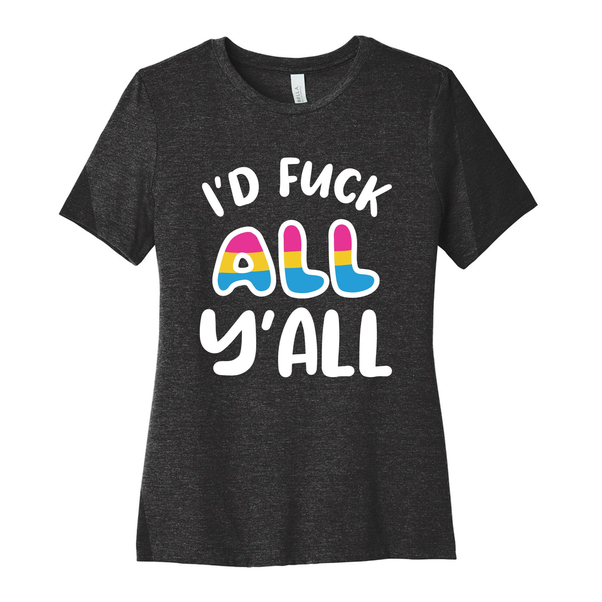 I Want To Touch All The Butts (Pansexual) Women's Cotton Tee