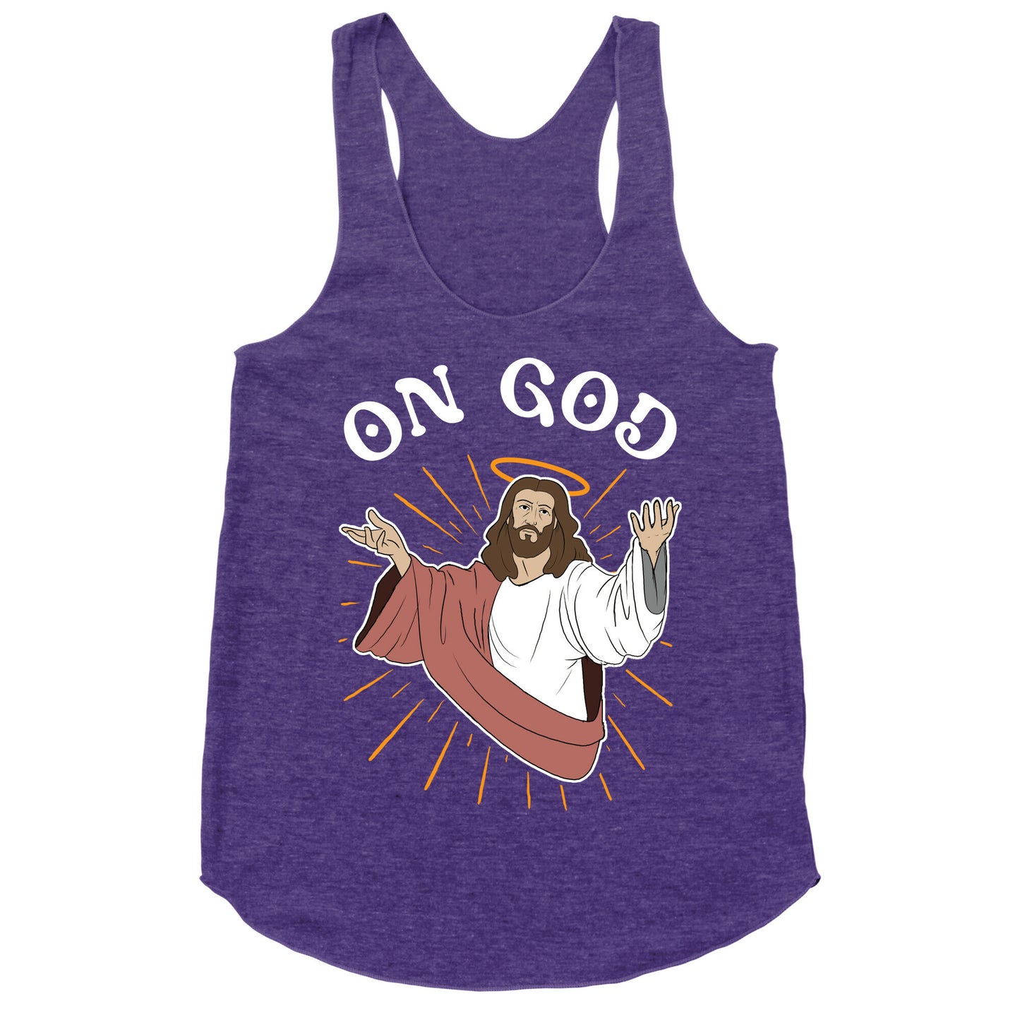 On God Racerback Tank