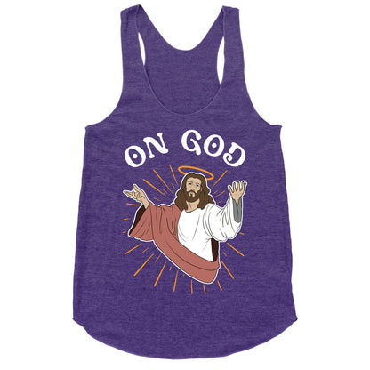 On God Racerback Tank