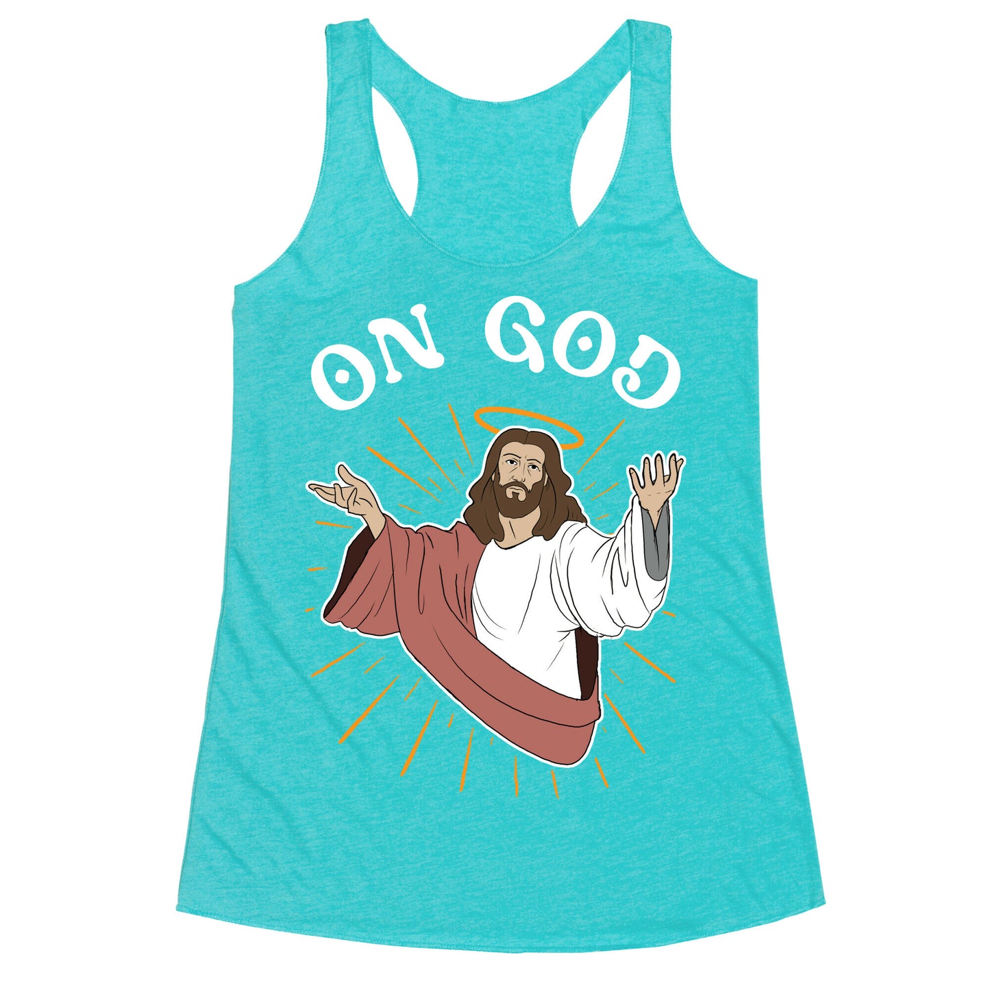 On God Racerback Tank