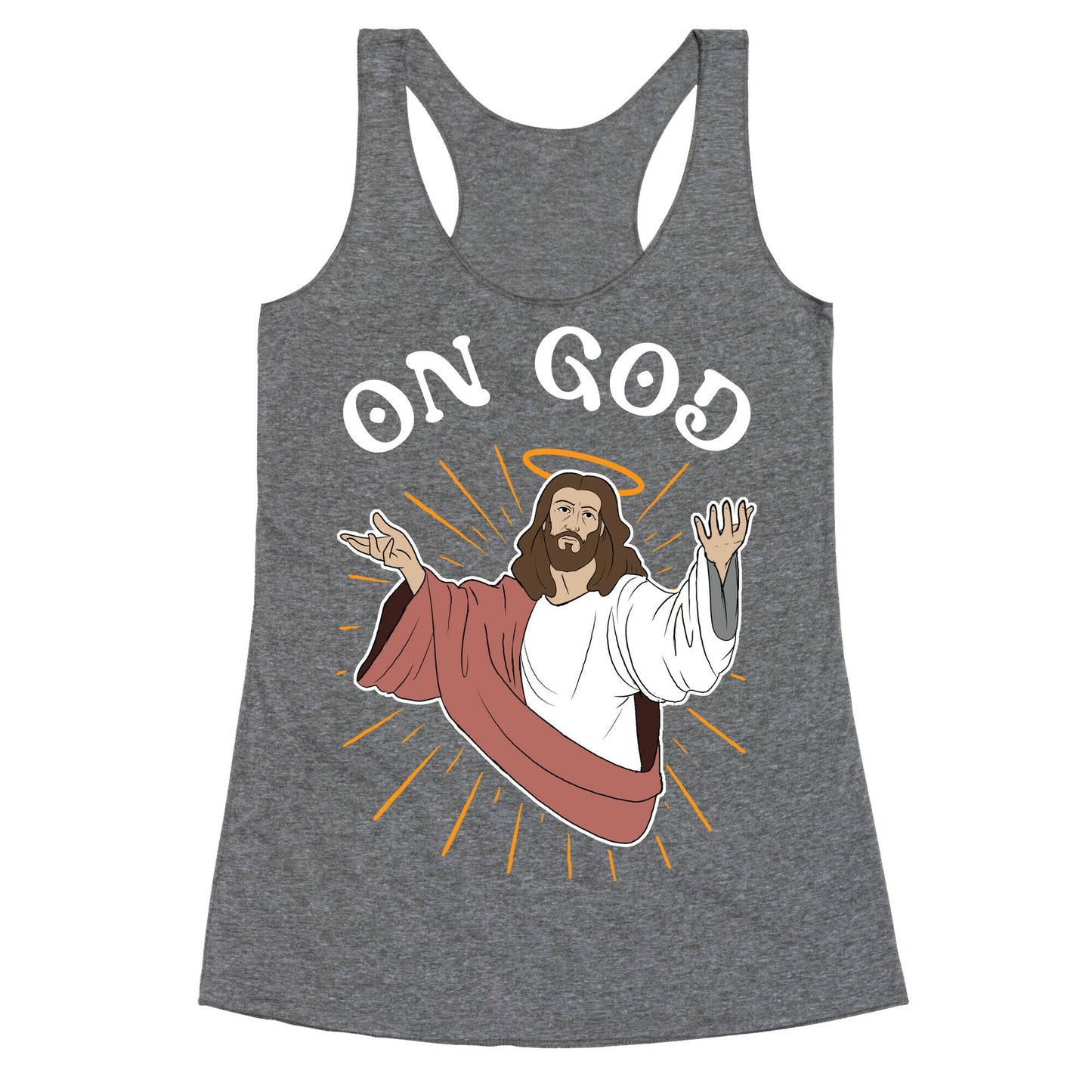 On God Racerback Tank