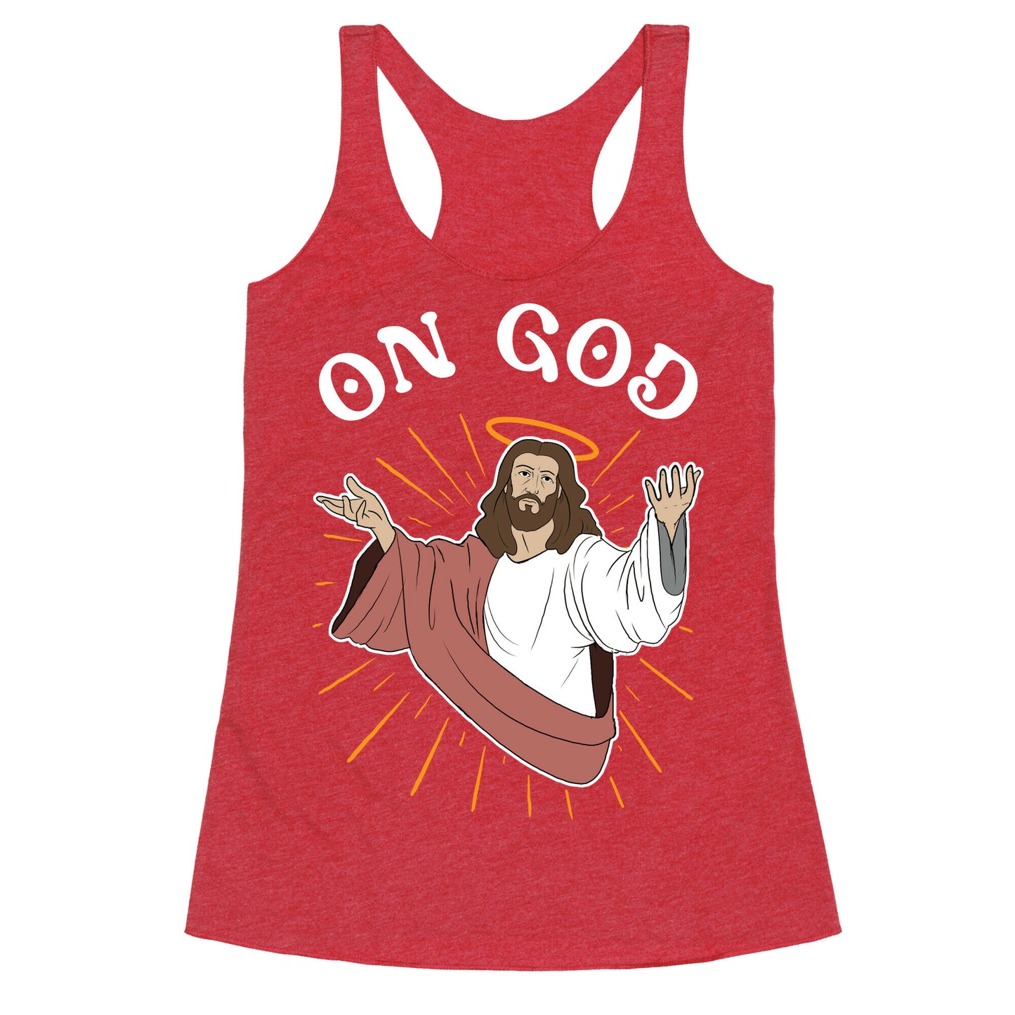 On God Racerback Tank