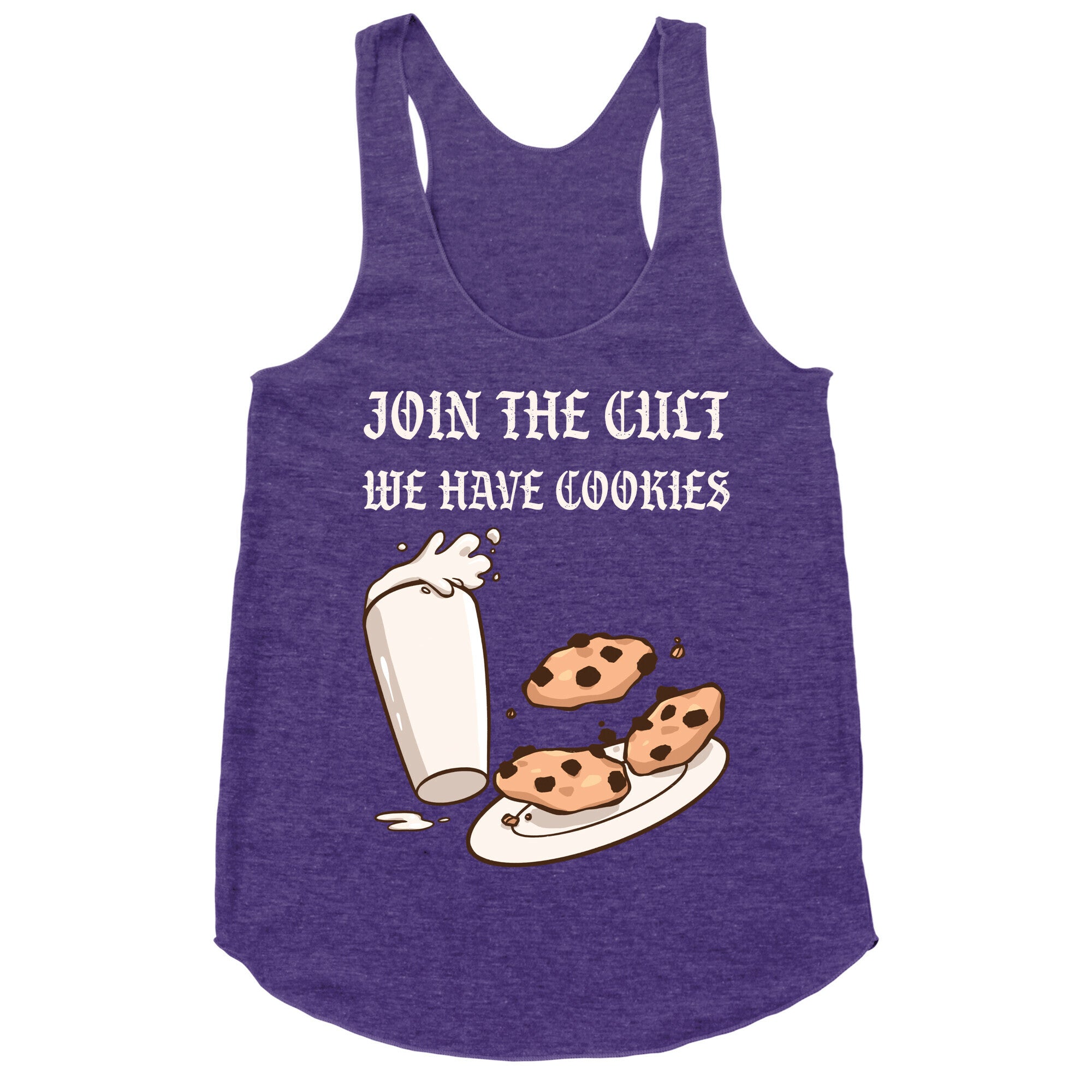 Join The Cult, We Have Cookies Racerback Tank