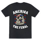 America The Feral  Unisex Triblend Tee