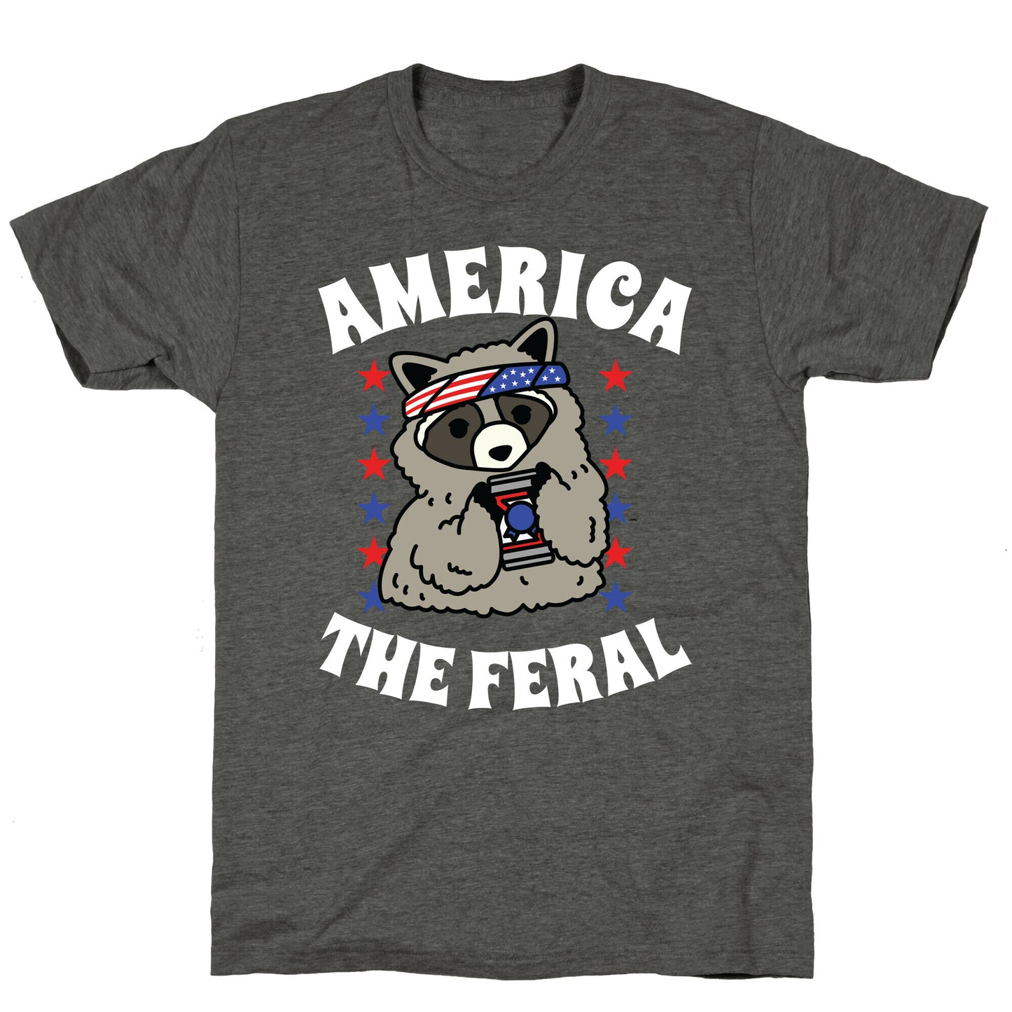 America The Feral  Unisex Triblend Tee