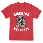 America The Feral  Unisex Triblend Tee