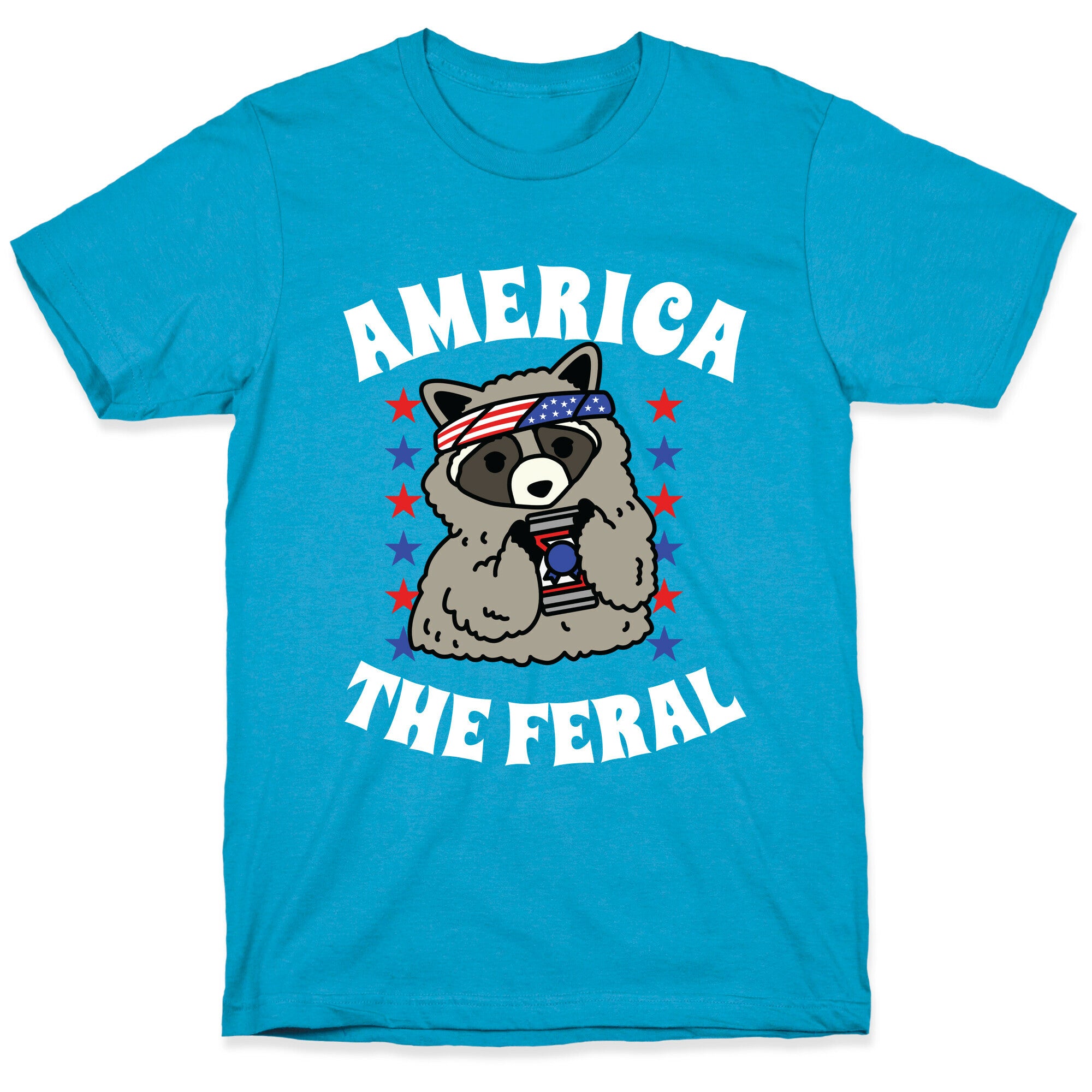 America The Feral  Unisex Triblend Tee