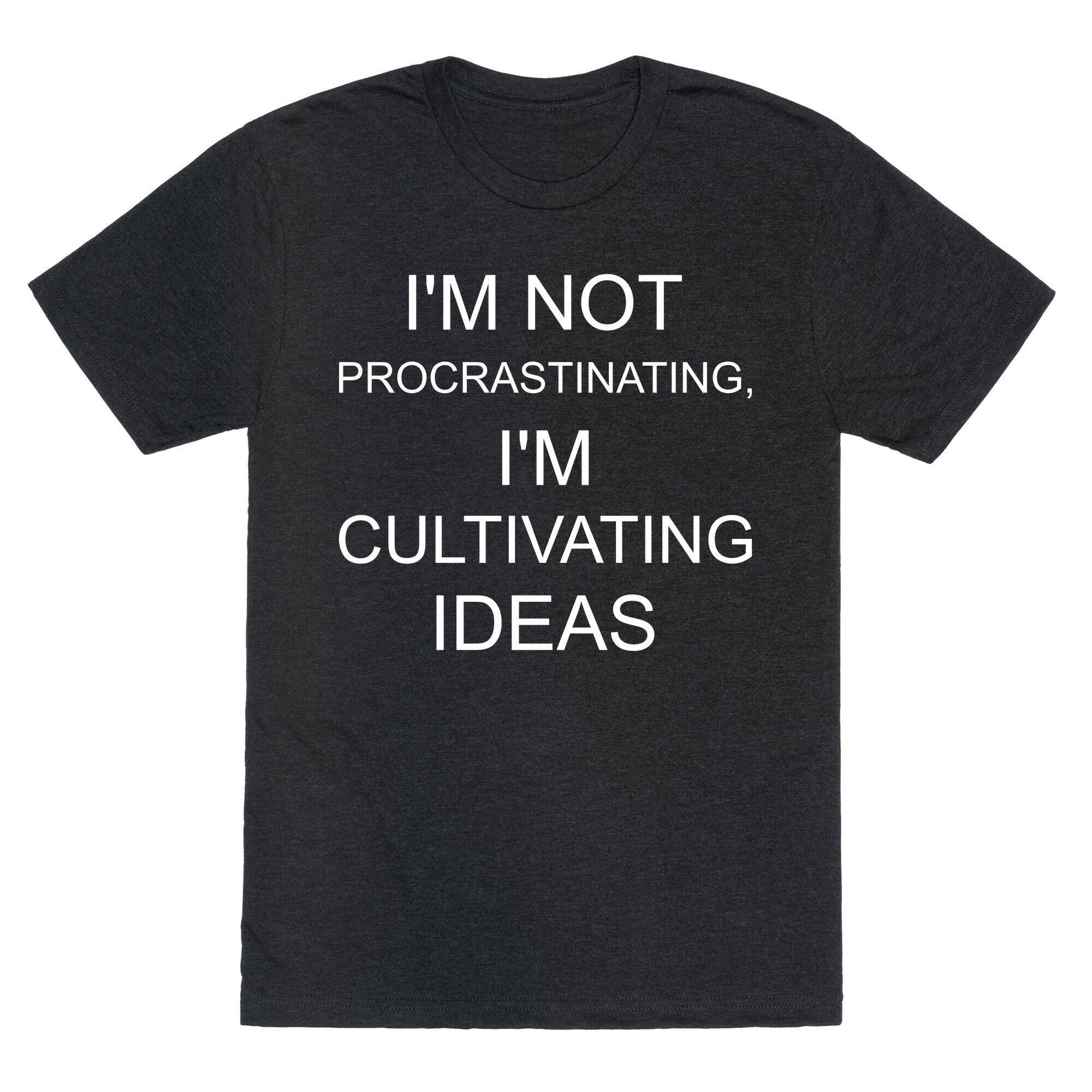 I'm Not Procrastinating, I'm Cultivating Ideas Unisex Triblend Tee
