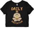 Daily Daditation Graphic Baby Tee