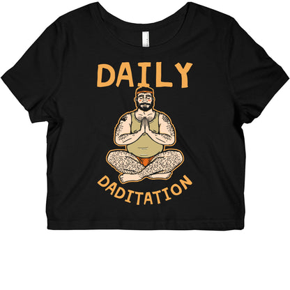 Daily Daditation Graphic Baby Tee