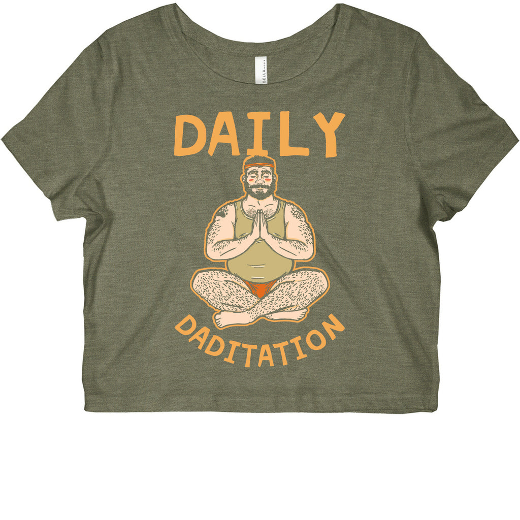 Daily Daditation Graphic Baby Tee