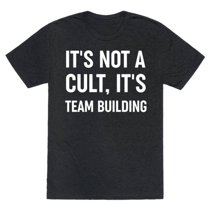 It's Not A Cult, It's Team Building Unisex Triblend Tee
