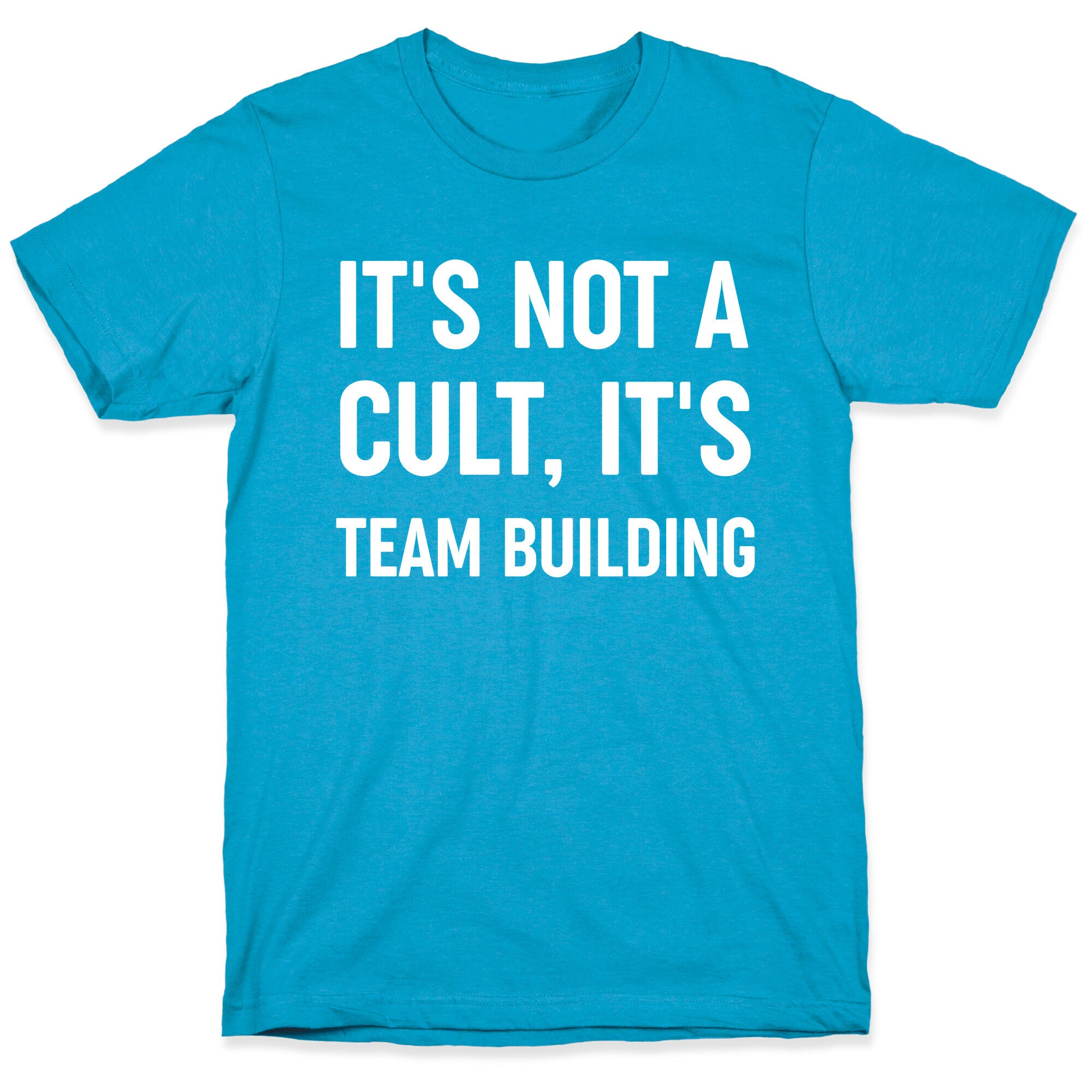 It's Not A Cult, It's Team Building Unisex Triblend Tee