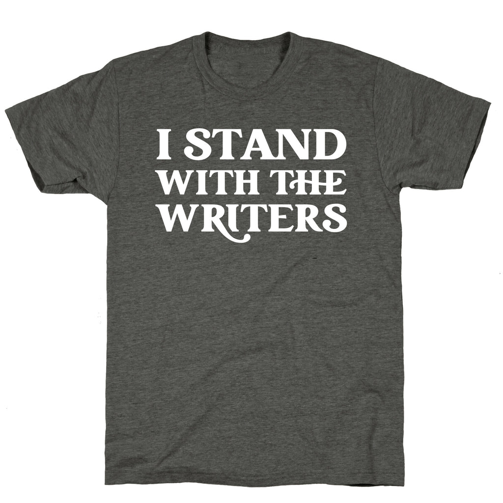 I Stand With The Writers Unisex Triblend Tee