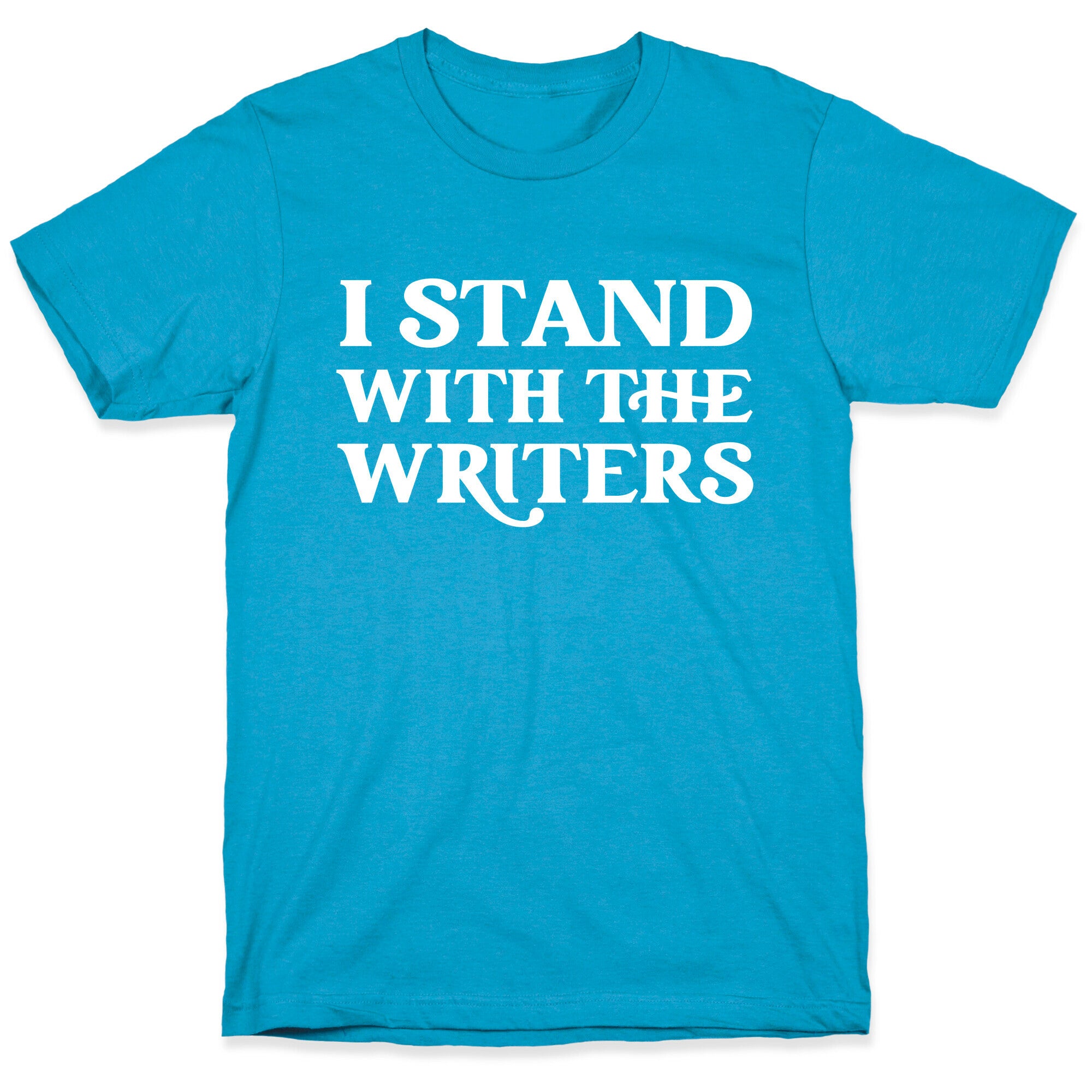 I Stand With The Writers Unisex Triblend Tee