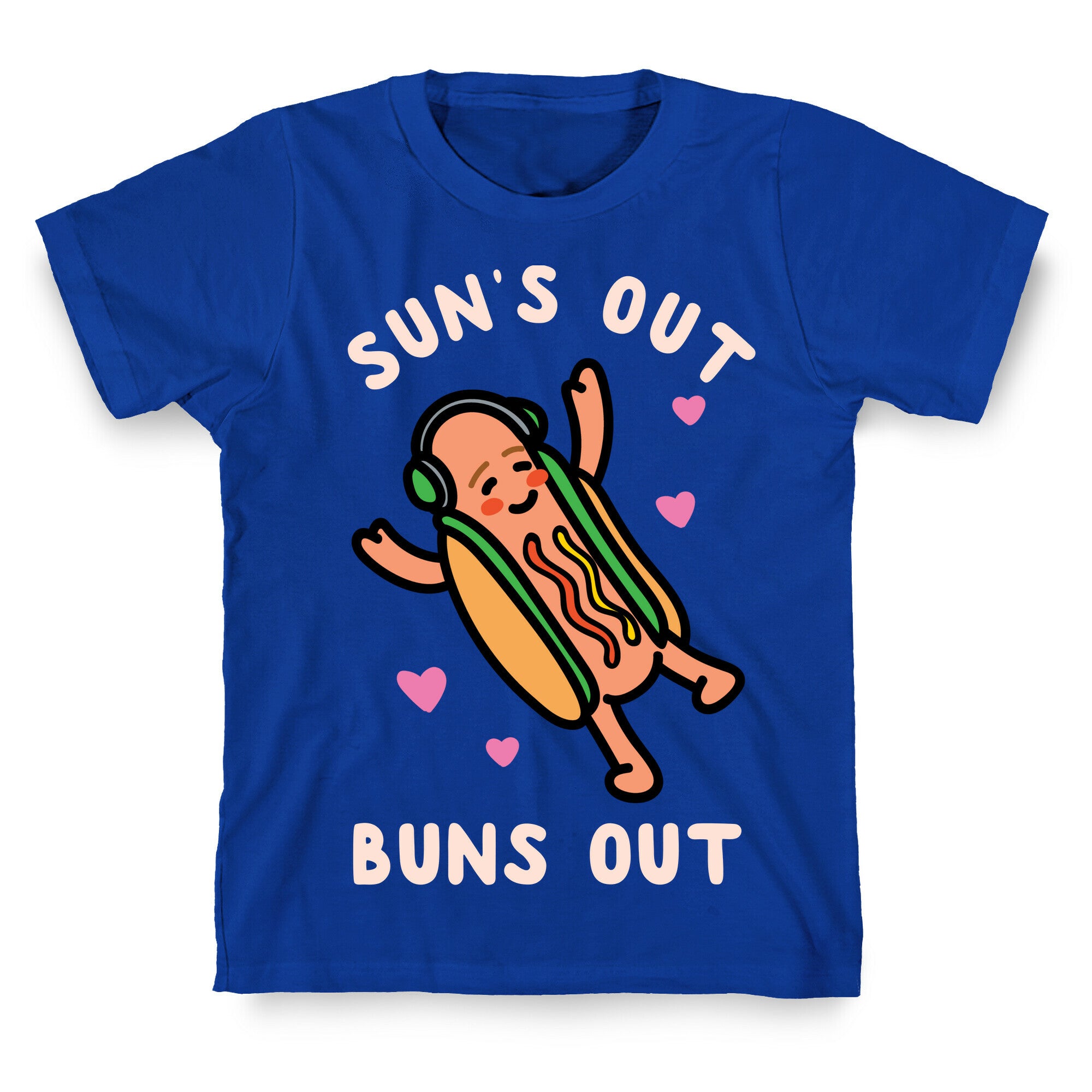 Sun's Out Buns Out Hotdog T-Shirt