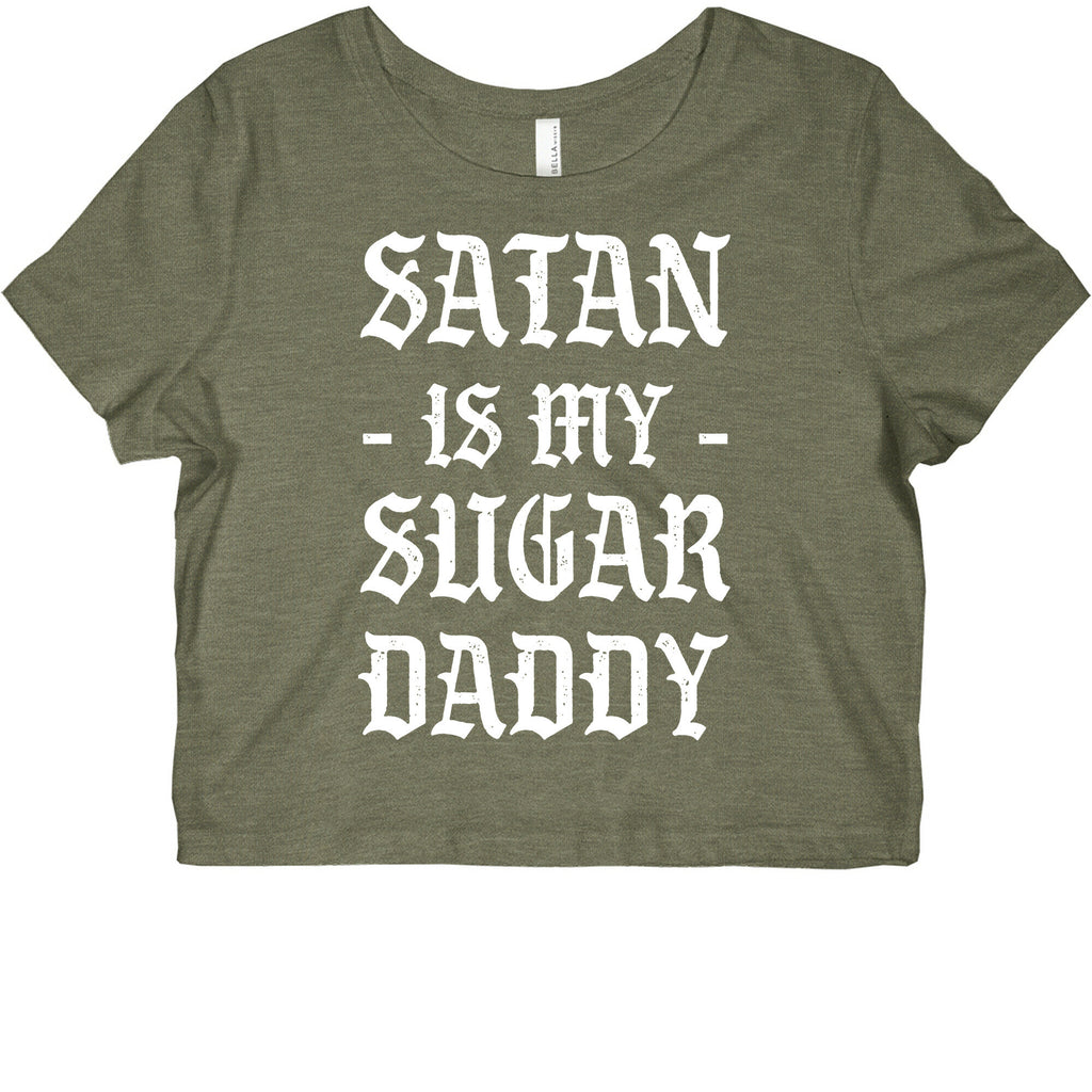 Satan Is My Sugar Daddy Graphic Baby Tee
