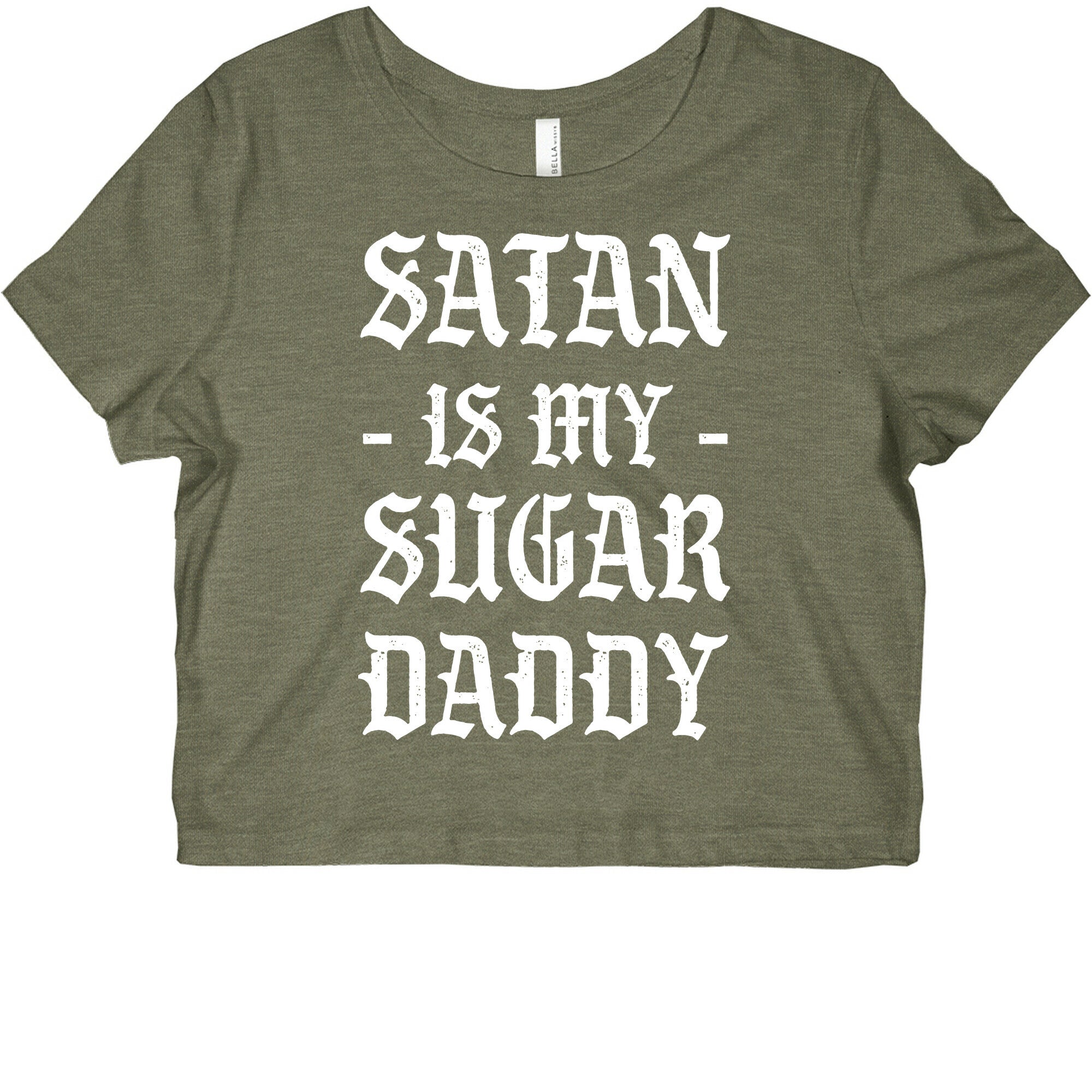 Satan Is My Sugar Daddy Graphic Baby Tee