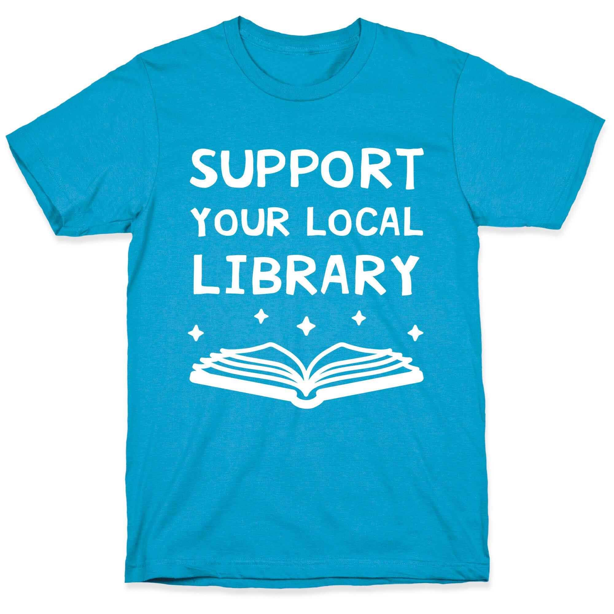 Support Your Local Library Unisex Triblend Tee